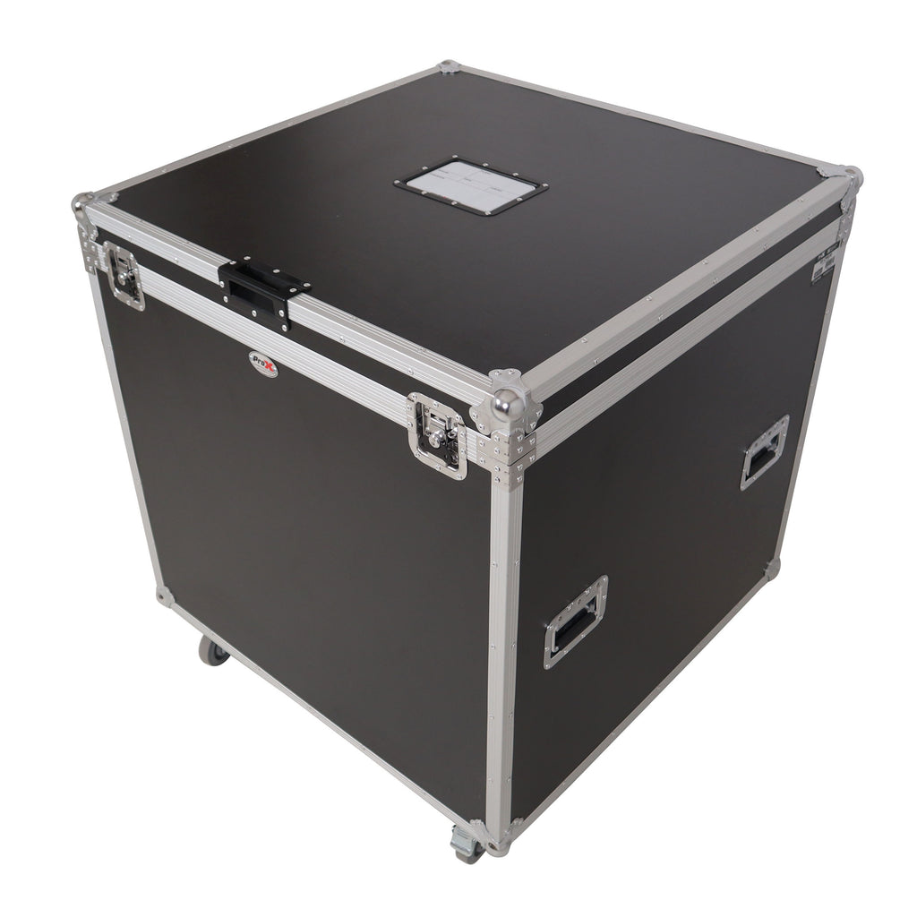30" Mirror Ball Flight Road Case with wheels and Stay open hinge door