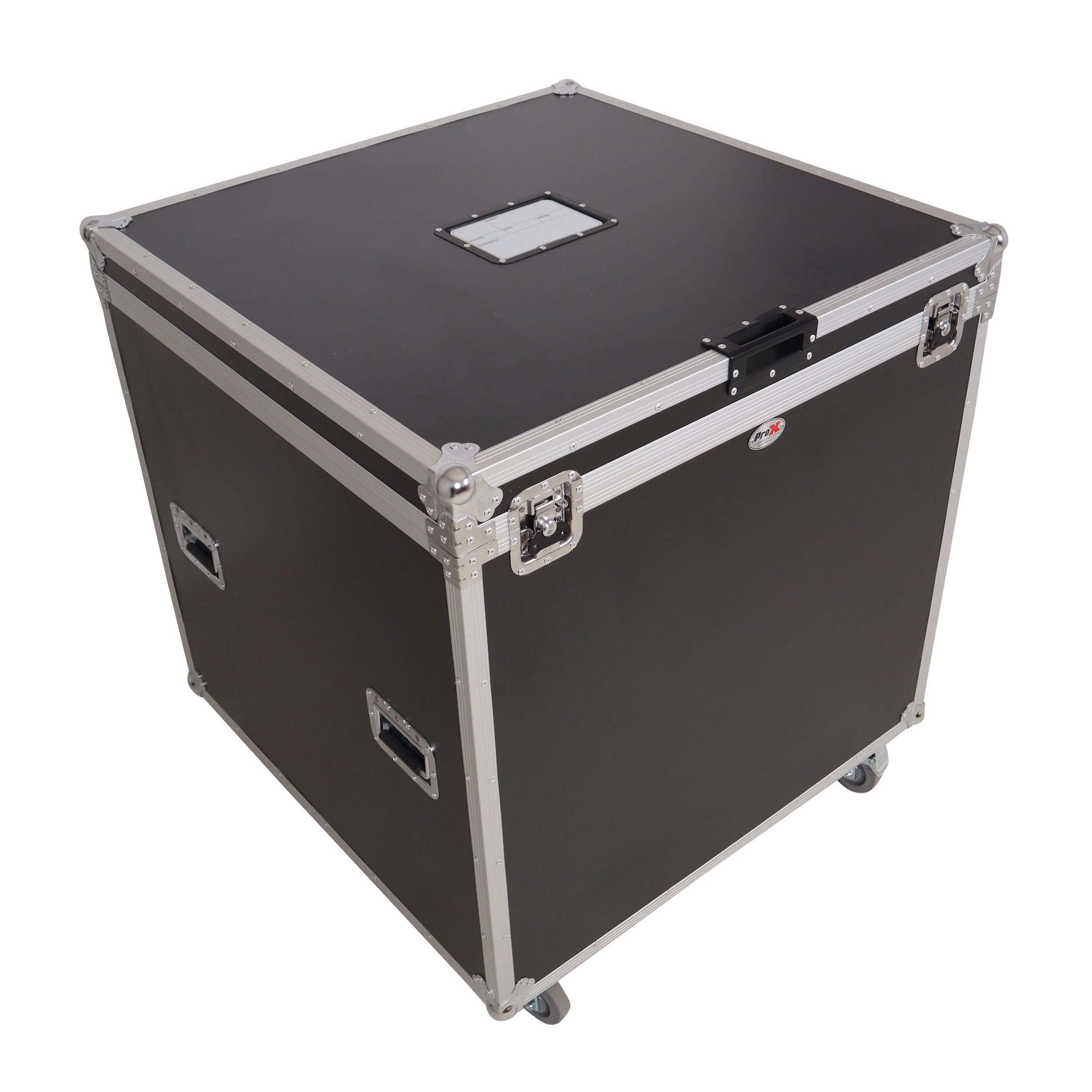 30" Mirror Ball Flight Road Case with wheels and Stay open hinge door