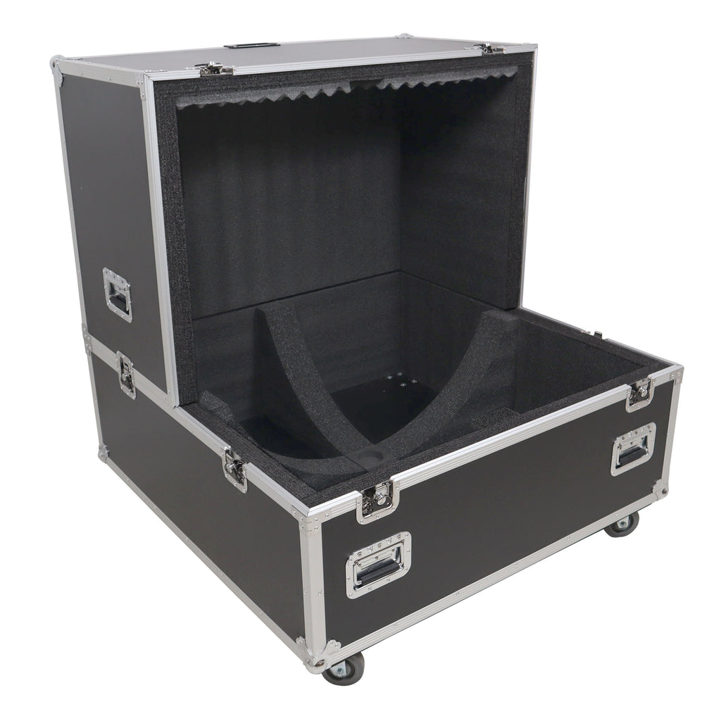 40" Mirror Ball Flight Road Case with wheels and two removable top cover