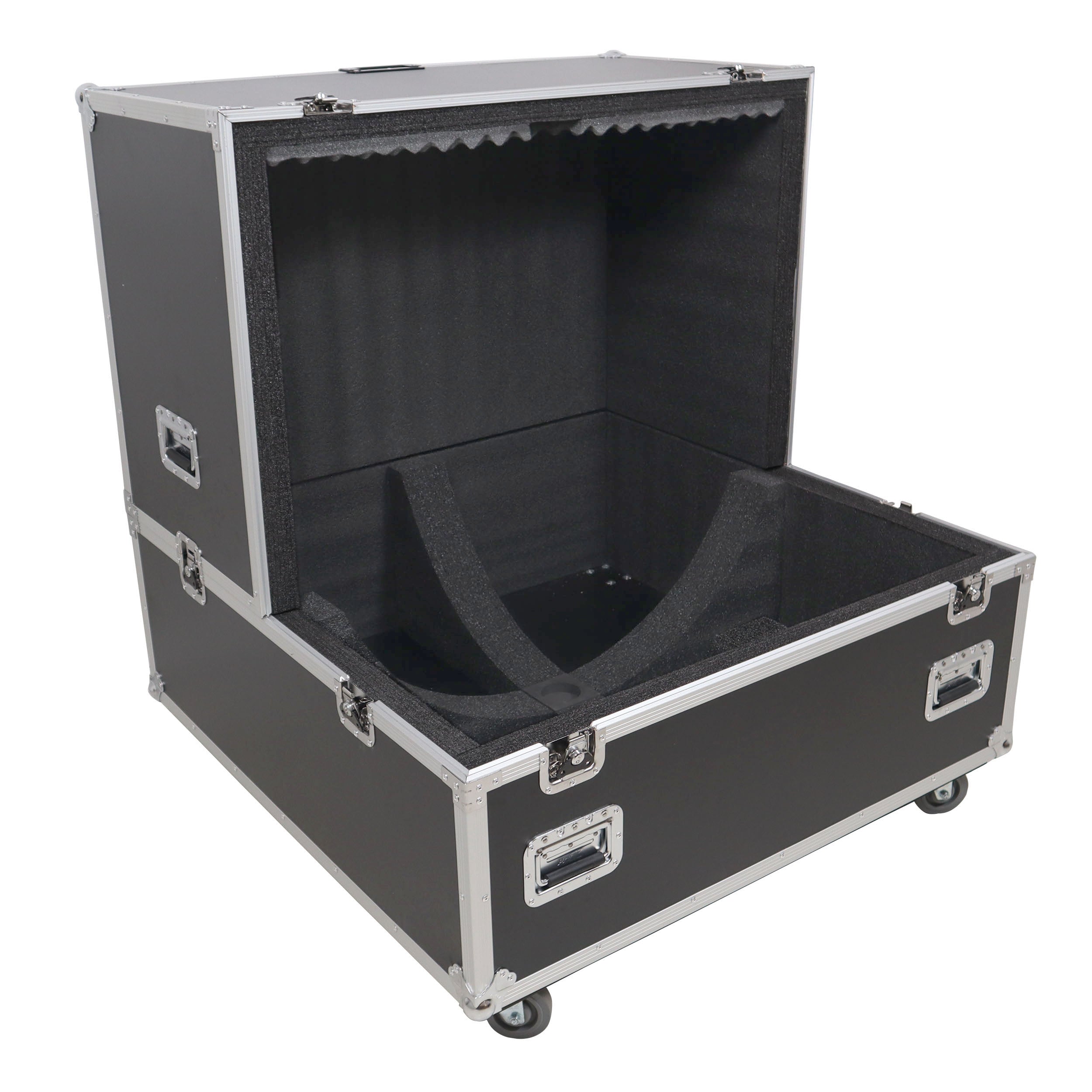 40" Mirror Ball Flight Road Case with wheels and two removable top cover