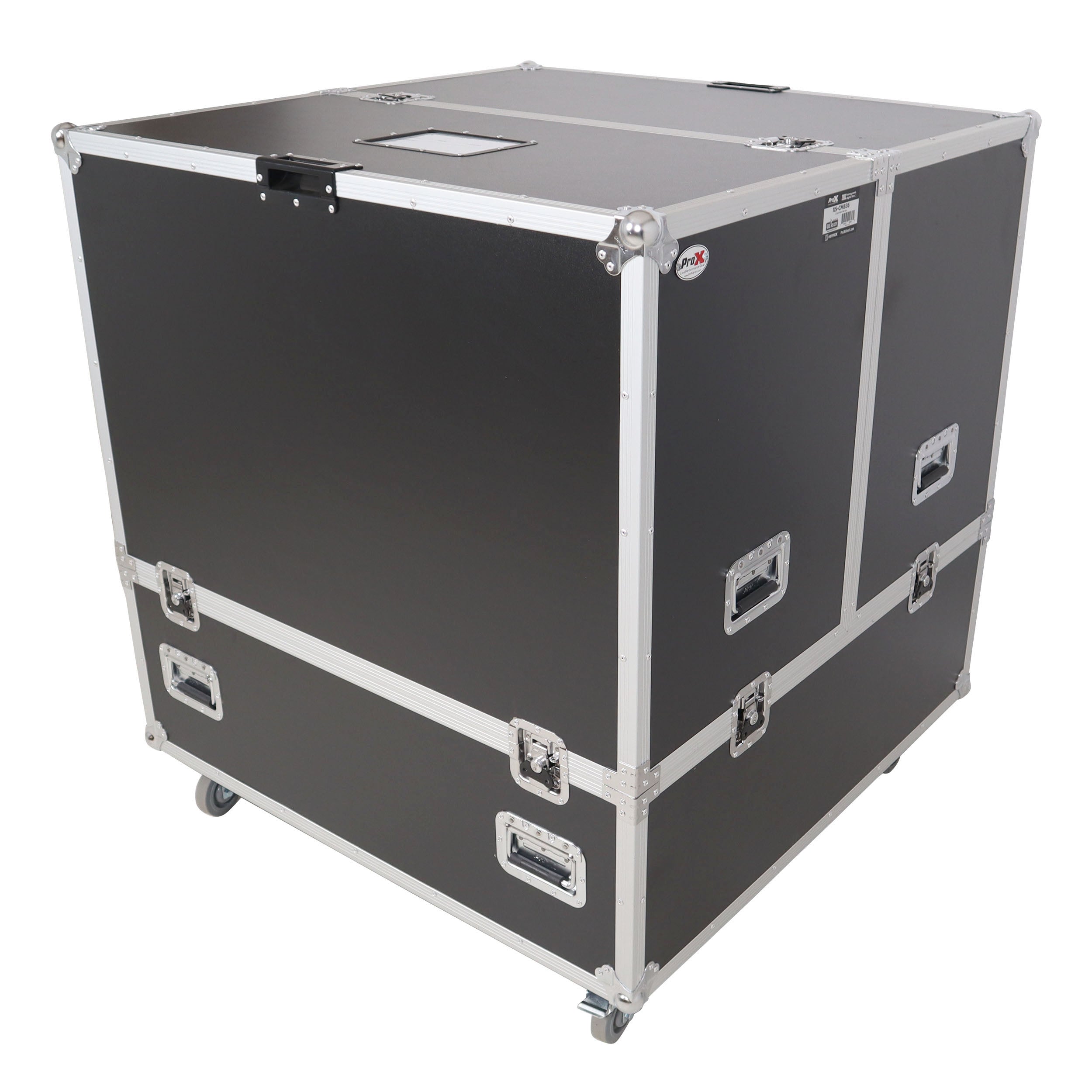 40" Mirror Ball Flight Road Case with wheels and two removable top cover