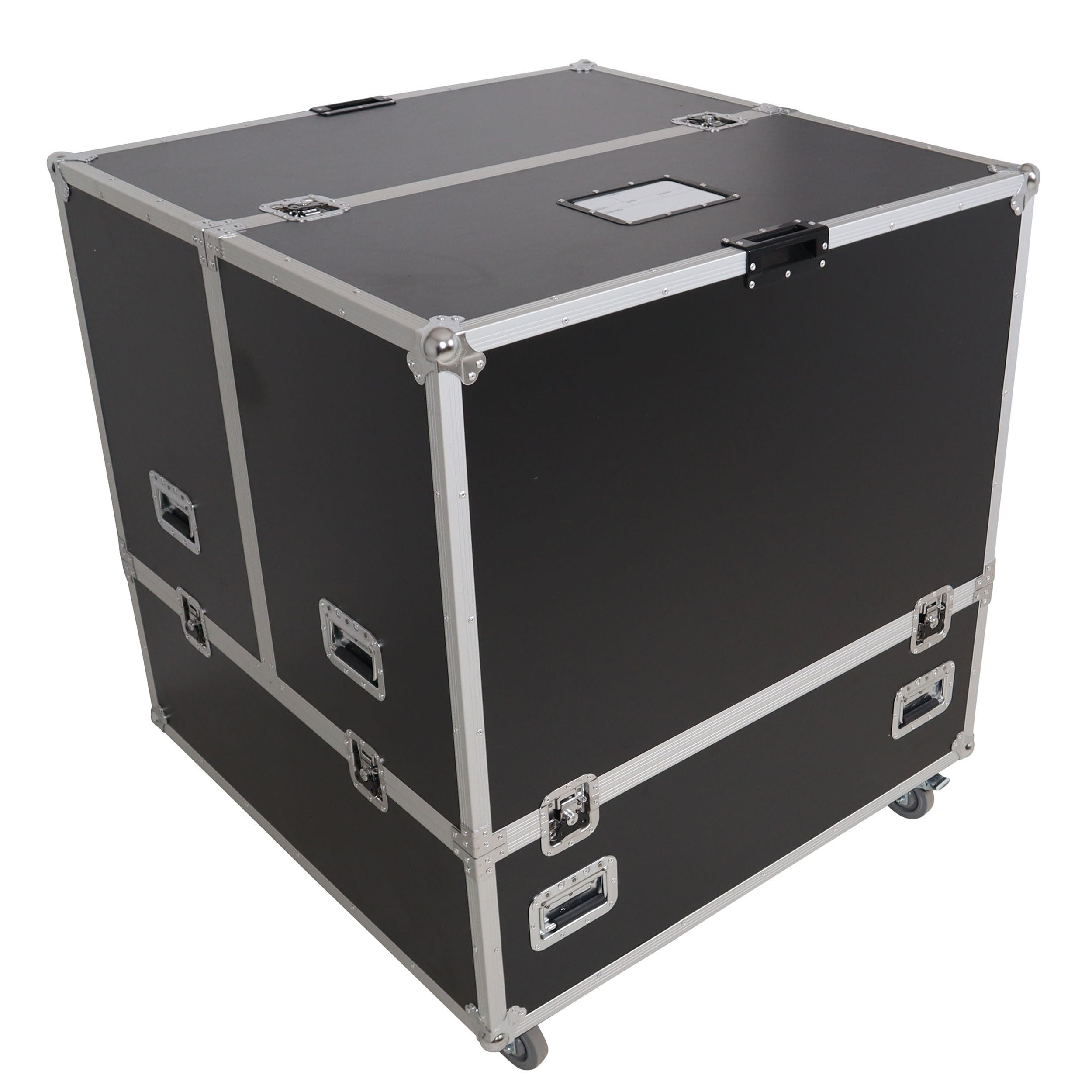40" Mirror Ball Flight Road Case with wheels and two removable top cover