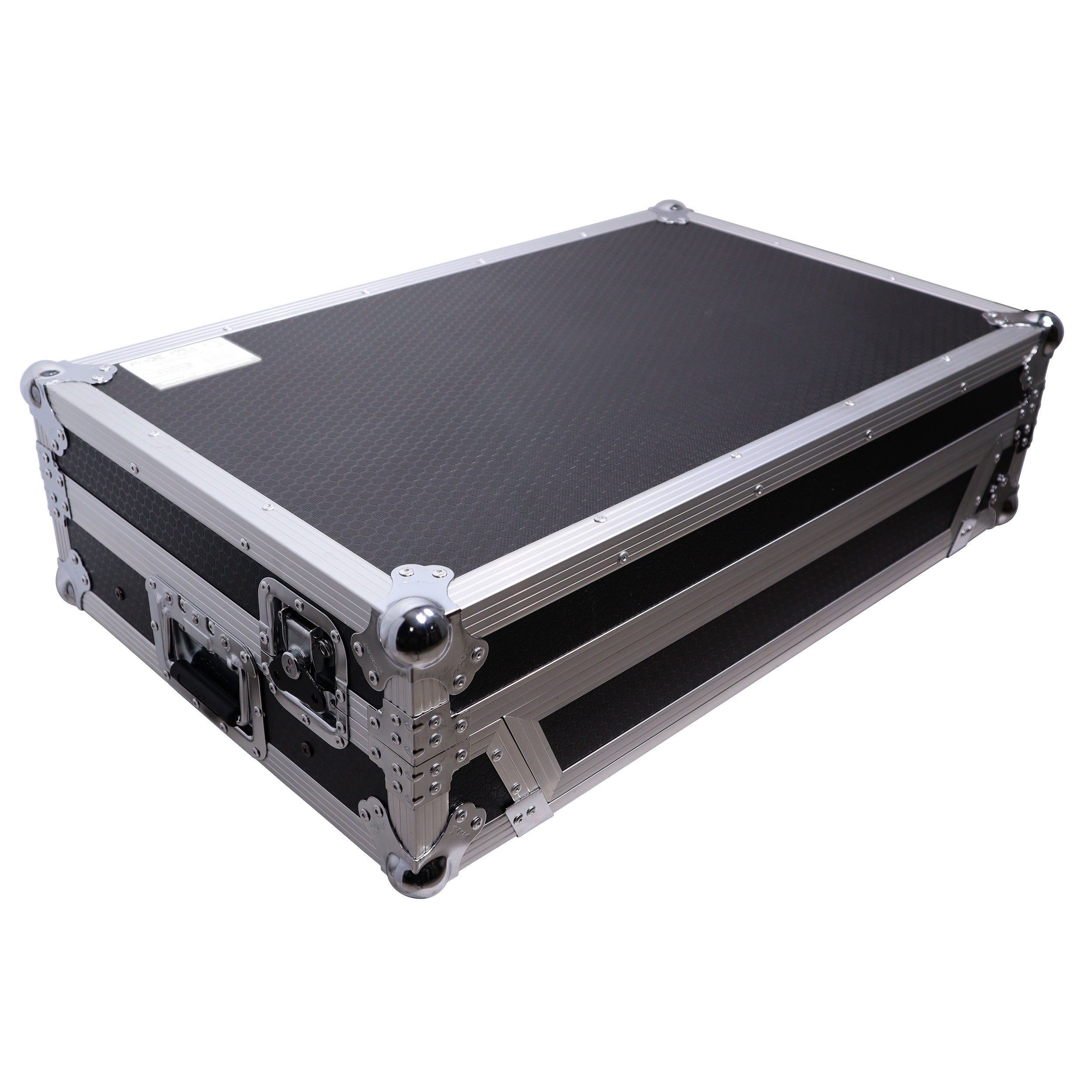Flight Style Road Case For Pioneer DDJ-FLX10 or DDJ-GRV6 DJ Controller with Laptop Shelf 1U Rack Space and Wheels