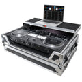 ATA Style Flight Case for Pioneer DDJ-REV7 DJ Controller with Laptop Shelf Wheels and 1U Rackspace