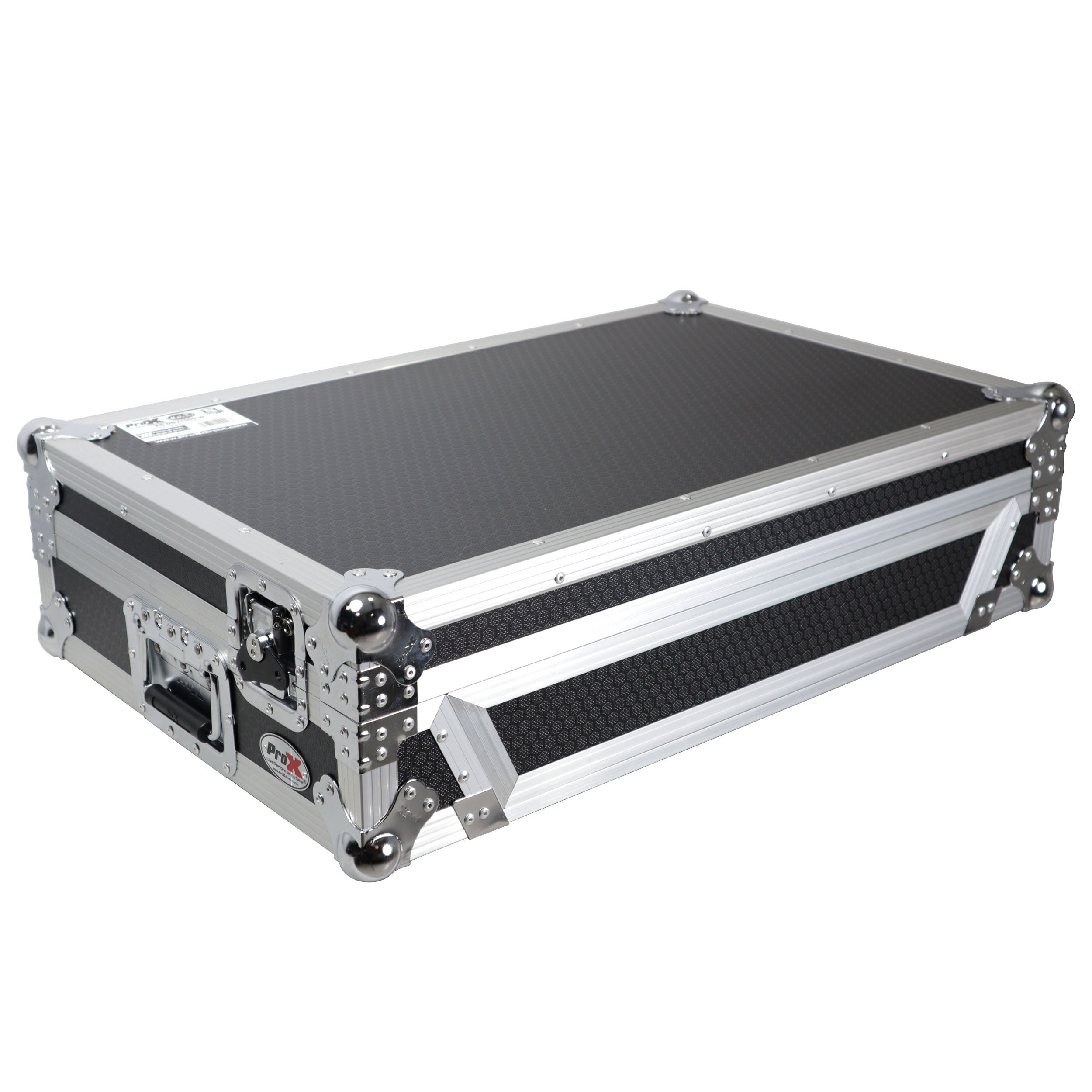 ATA Flight Case for Pioneer DDJ-FLX6 DJ Controller with 1U Rack Space and Wheels