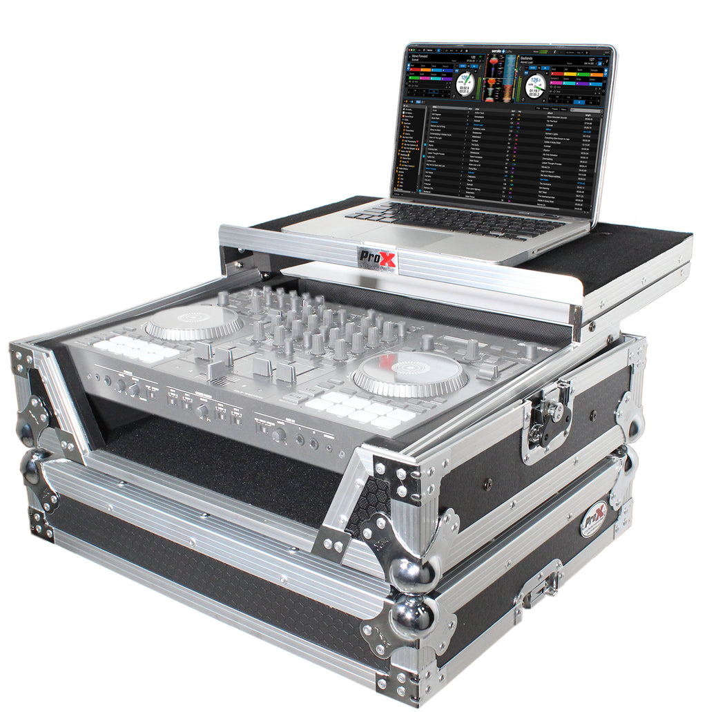 Flight Case For Roland DJ-707M Digital Controller W-Laptop Shelf and 1U