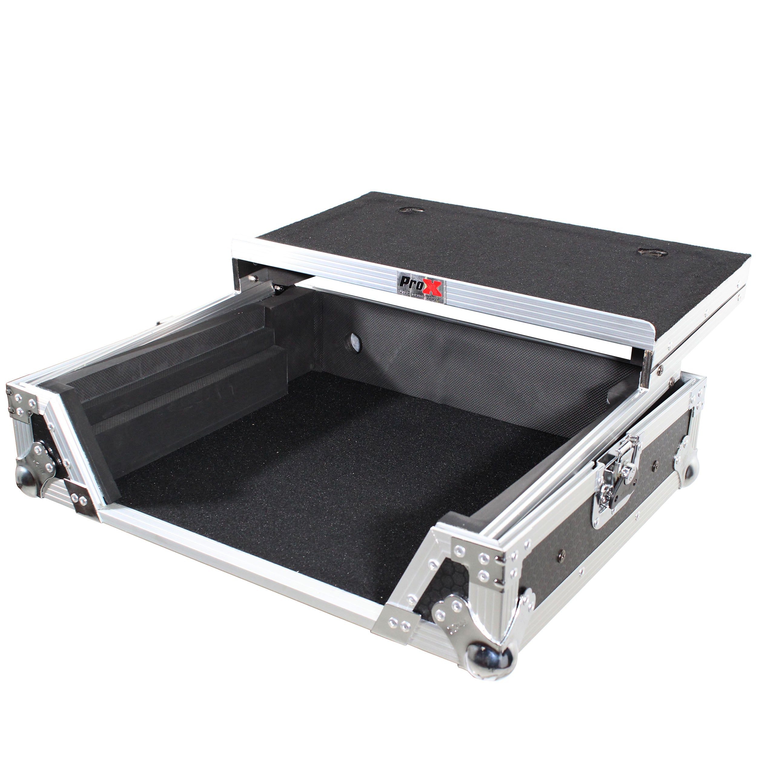 Flight Case For Roland DJ-707M Digital Controller W-Laptop Shelf and 1U