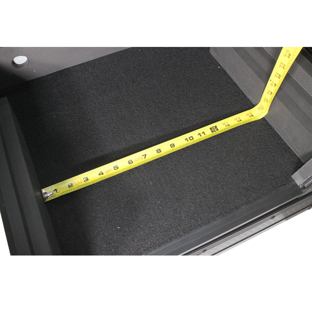 Flight Case For Roland DJ-707M Digital Controller W-Laptop Shelf and 1U