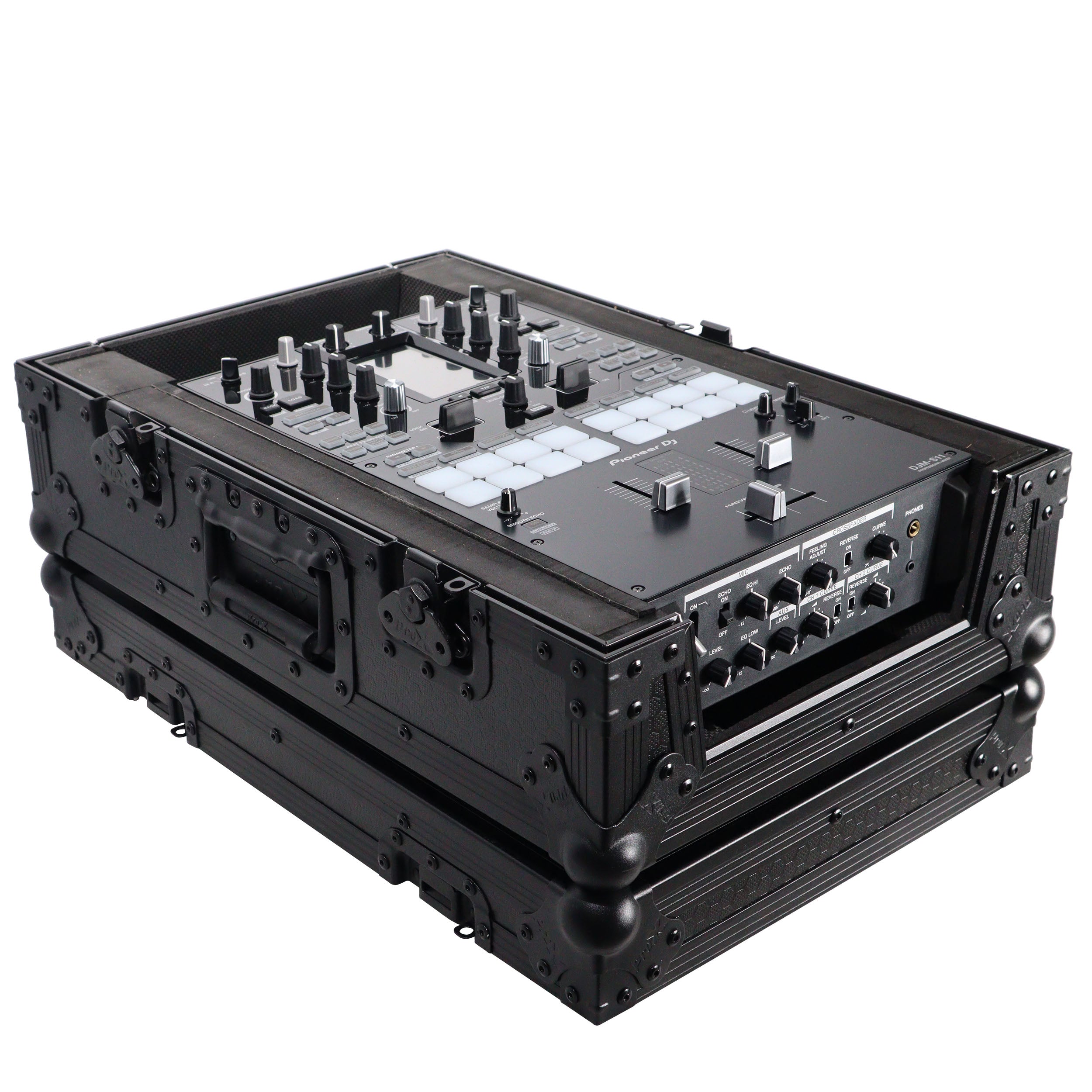 ATA Flight Style Road Case for Pioneer DJM S11DJ Mixer Black Finish