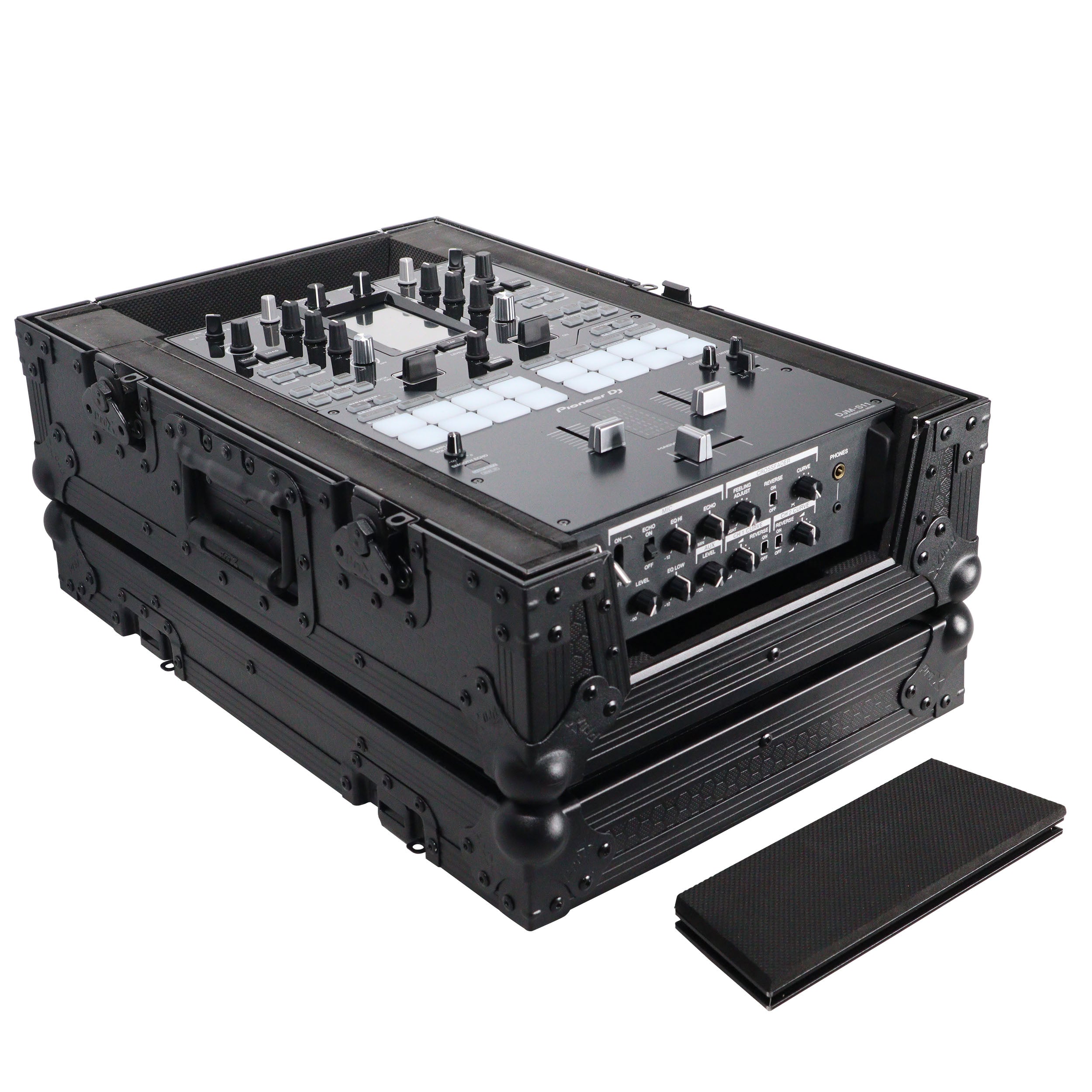 ATA Flight Style Road Case for Pioneer DJM S11DJ Mixer Black Finish