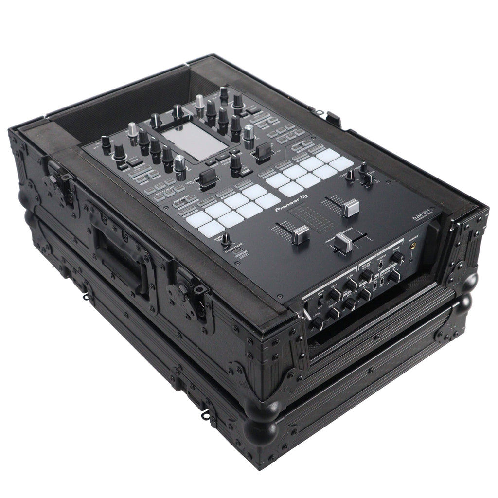 ATA Flight Style Road Case for Pioneer DJM S11DJ Mixer Black Finish