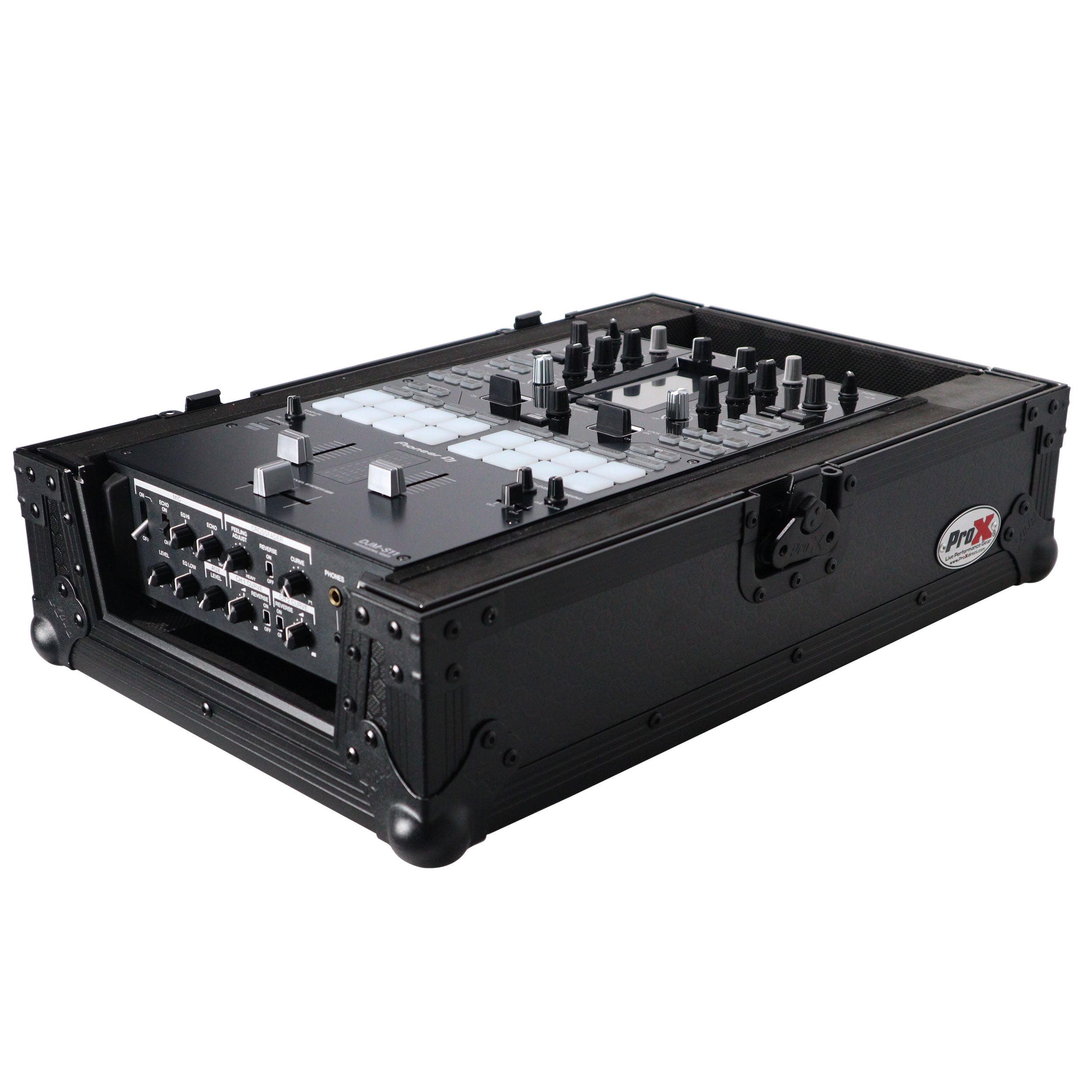 ATA Flight Style Road Case for Pioneer DJM S11DJ Mixer Black Finish