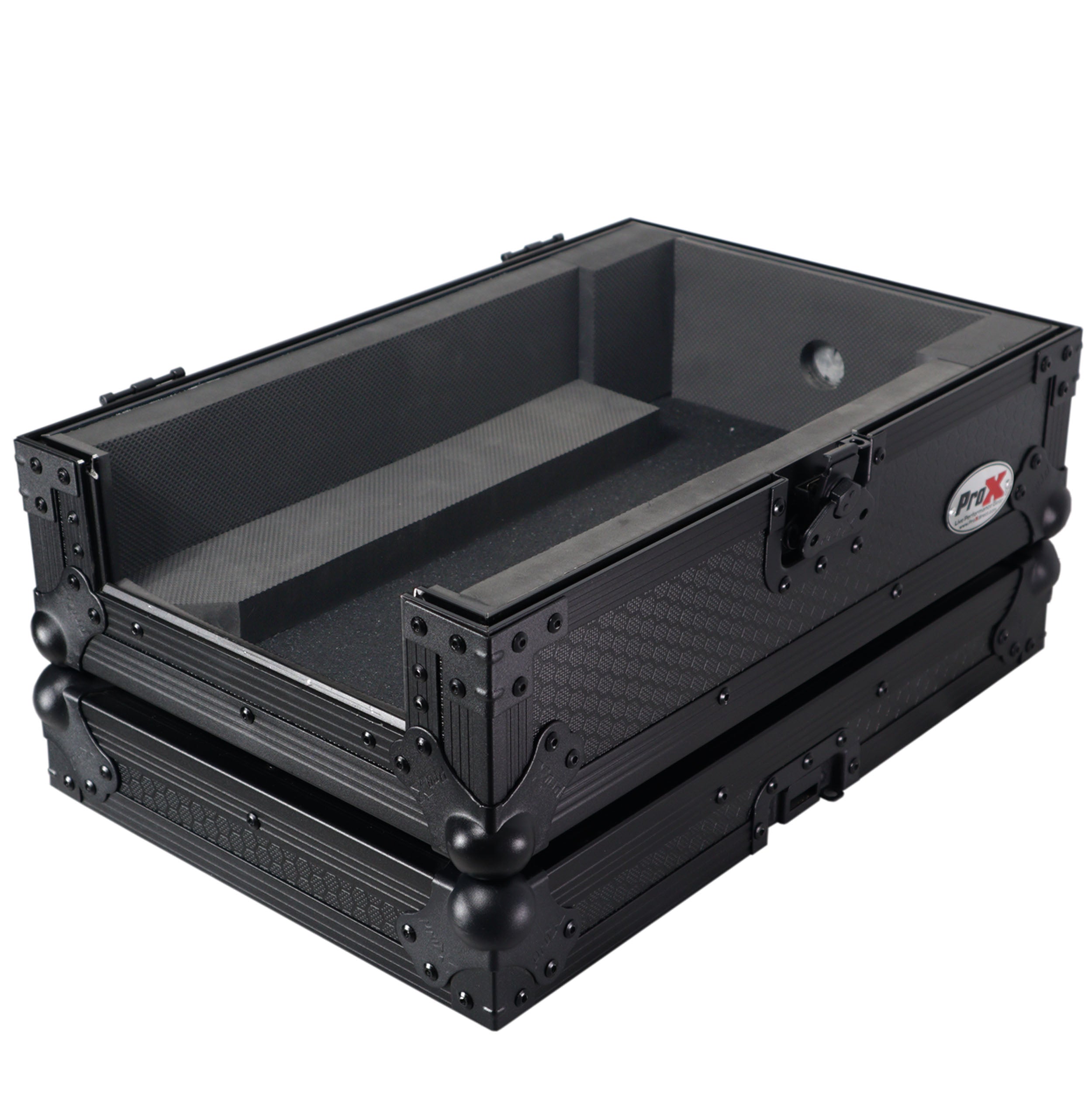 ATA Flight Style Road Case for Pioneer DJM-S7 DJ Mixer Black Finish
