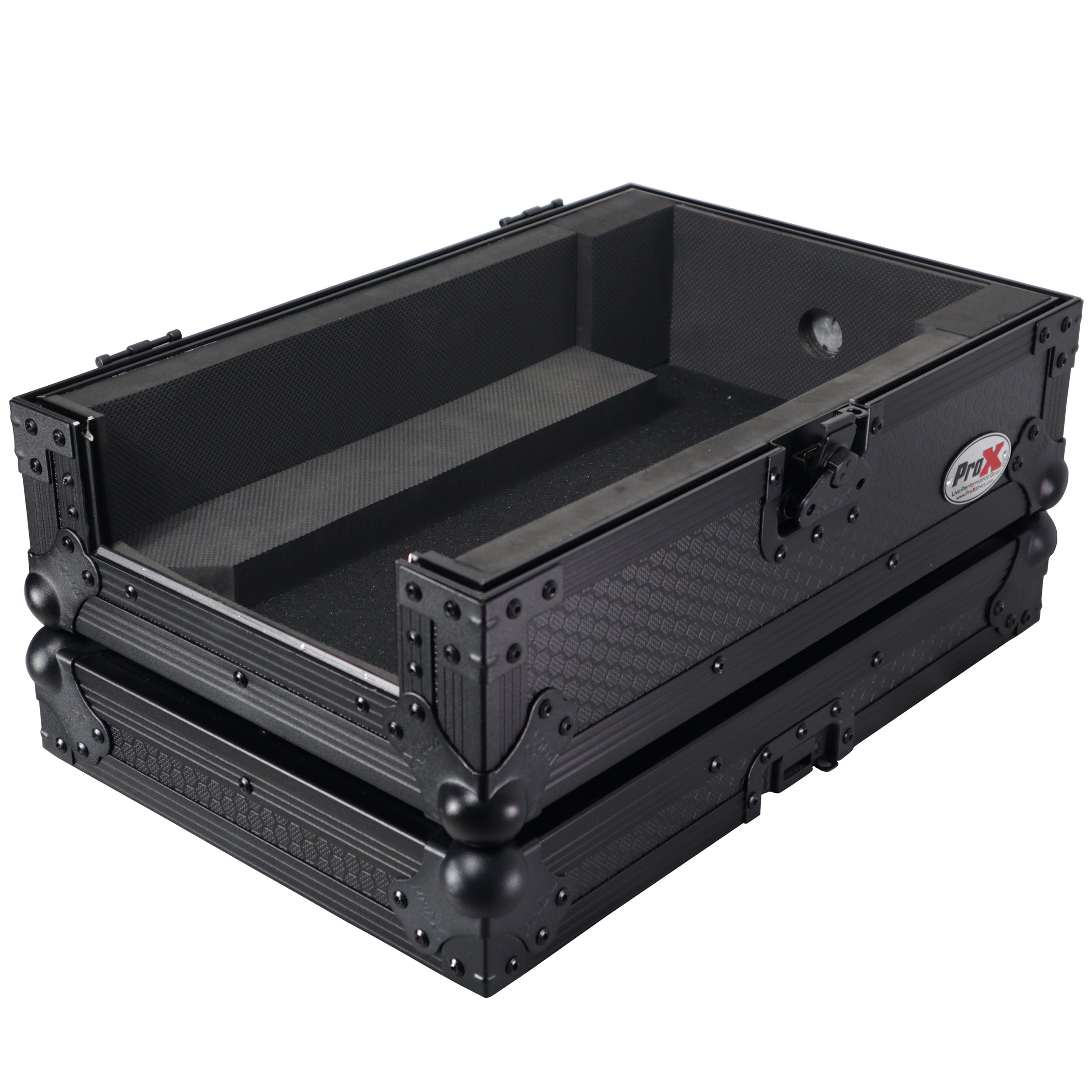 ATA Flight Style Road Case for Pioneer DJM-S7 DJ Mixer Black Finish