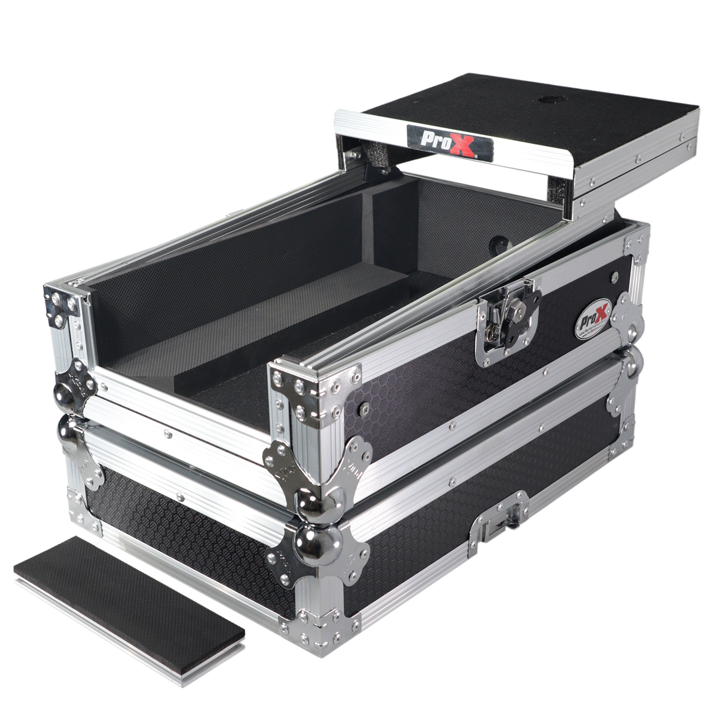 ATA Flight Style Road Case for Pioneer DJM-S7 DJM-S9   DJ Mixer with Laptop Shelf