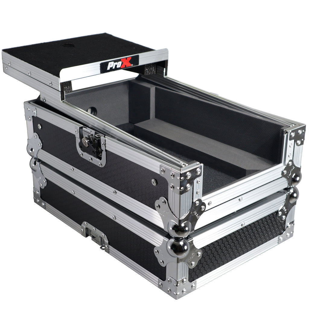 ATA Flight Style Road Case for Pioneer DJM-S7 DJM-S9   DJ Mixer with Laptop Shelf