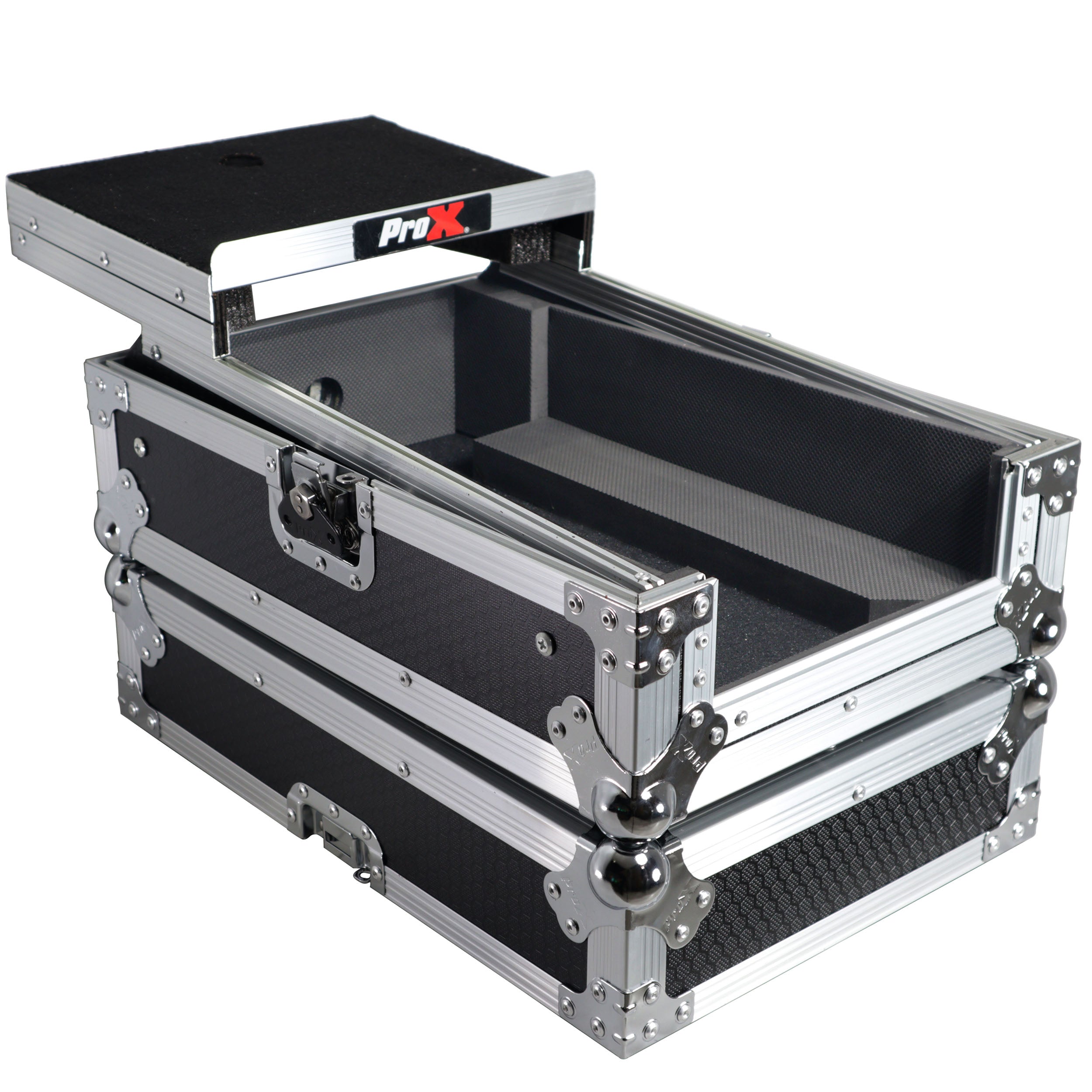 ATA Flight Style Road Case for Pioneer DJM-S7 DJM-S9   DJ Mixer with Laptop Shelf