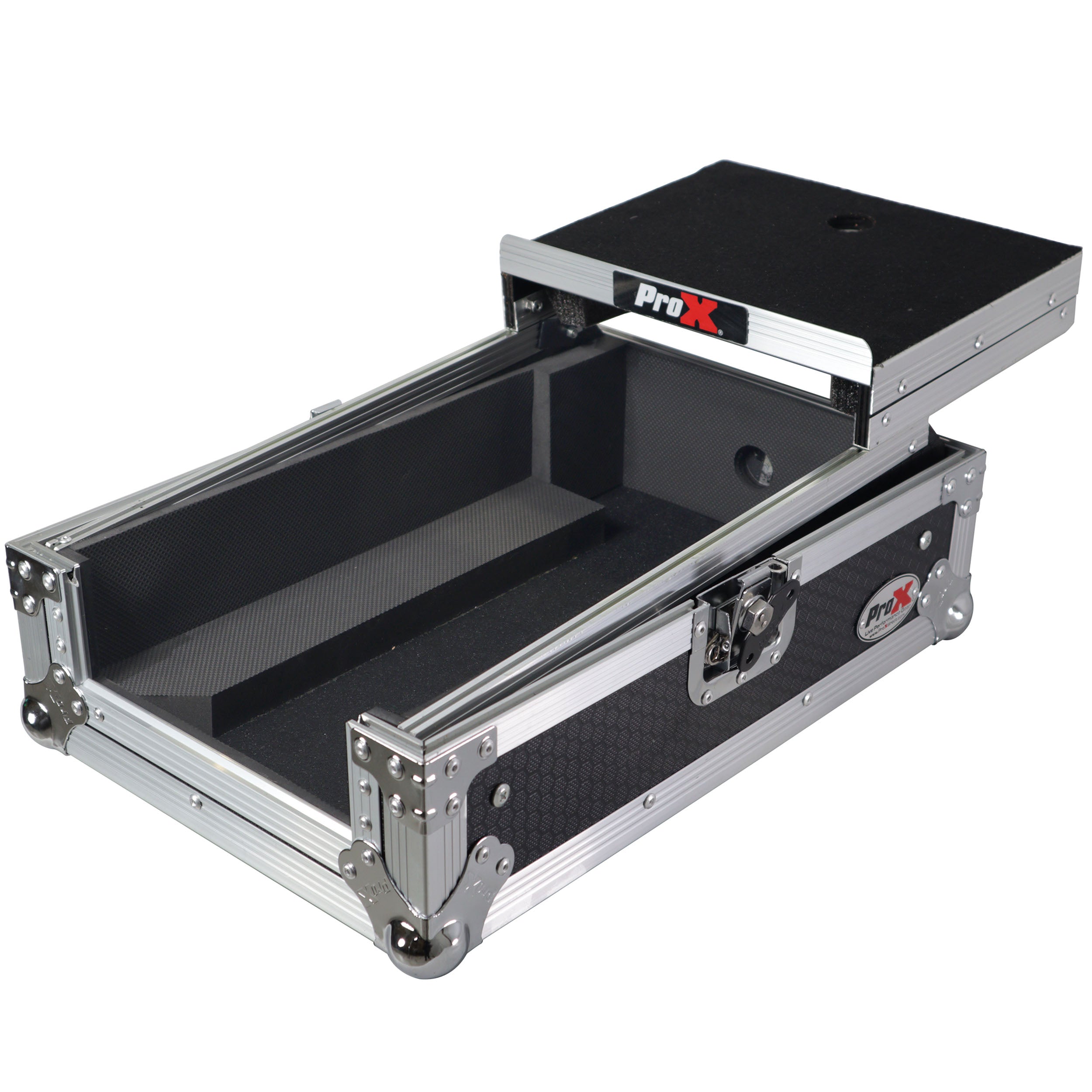 ATA Flight Style Road Case for Pioneer DJM-S7 DJM-S9   DJ Mixer with Laptop Shelf
