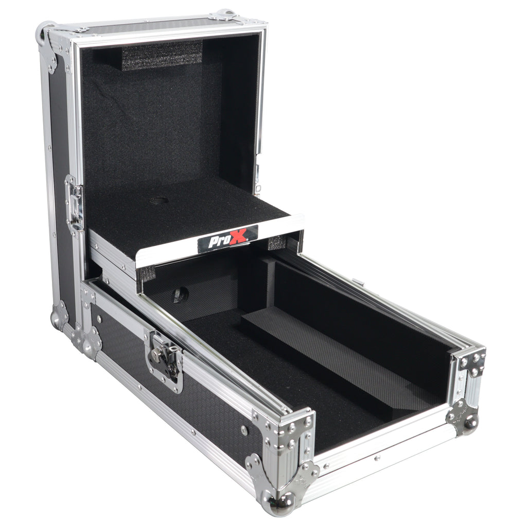 ATA Flight Style Road Case for Pioneer DJM-S7 DJM-S9   DJ Mixer with Laptop Shelf