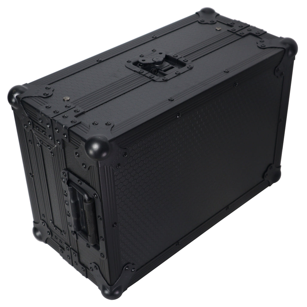 ATA Flight Style Road Case for Pioneer DJM-S7 DJM-S9  DJ Mixer with Laptop Shelf Black Finish