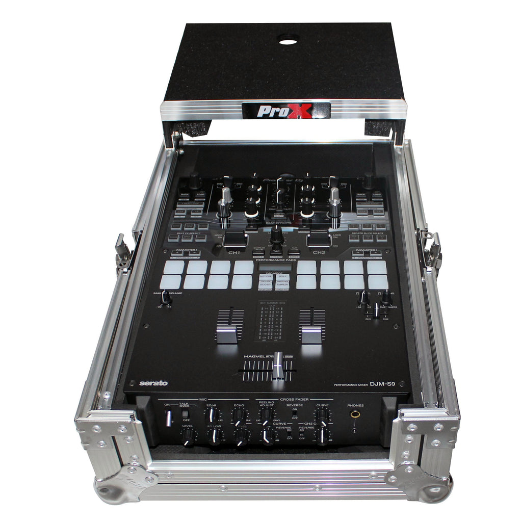 Flight Case for Pioneer DJM-S9 & DJM-S7 Mixer with Sliding Laptop Shelf