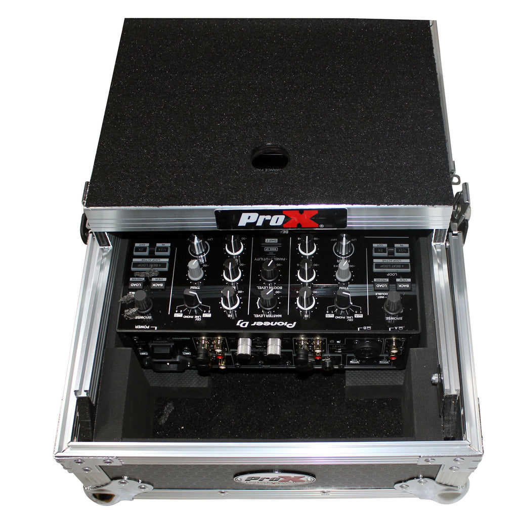 Flight Case for Pioneer DJM-S9 & DJM-S7 Mixer with Sliding Laptop Shelf