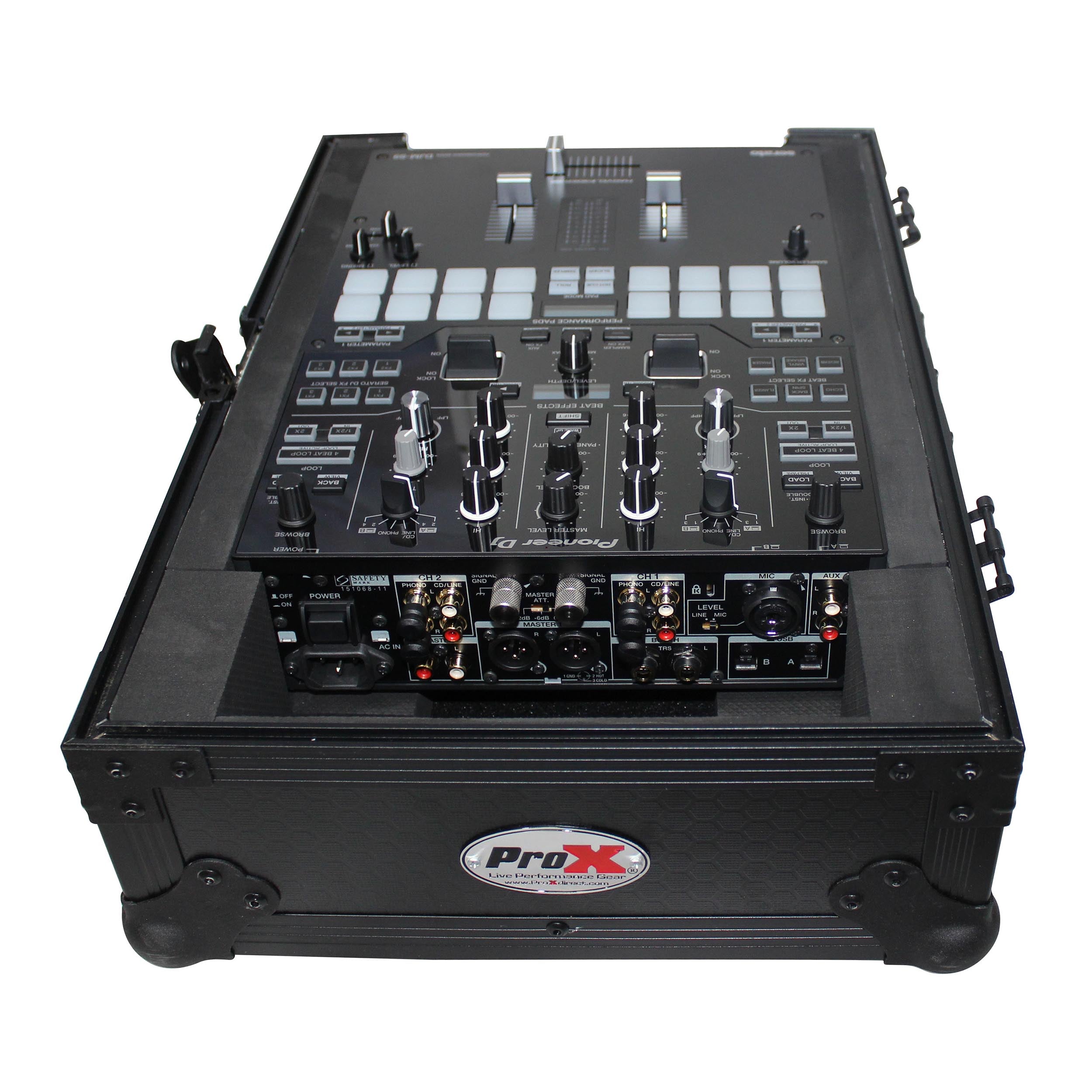 Flight Case for Pioneer DJM-S9 & DJM-S7 Mixer | Black on Black