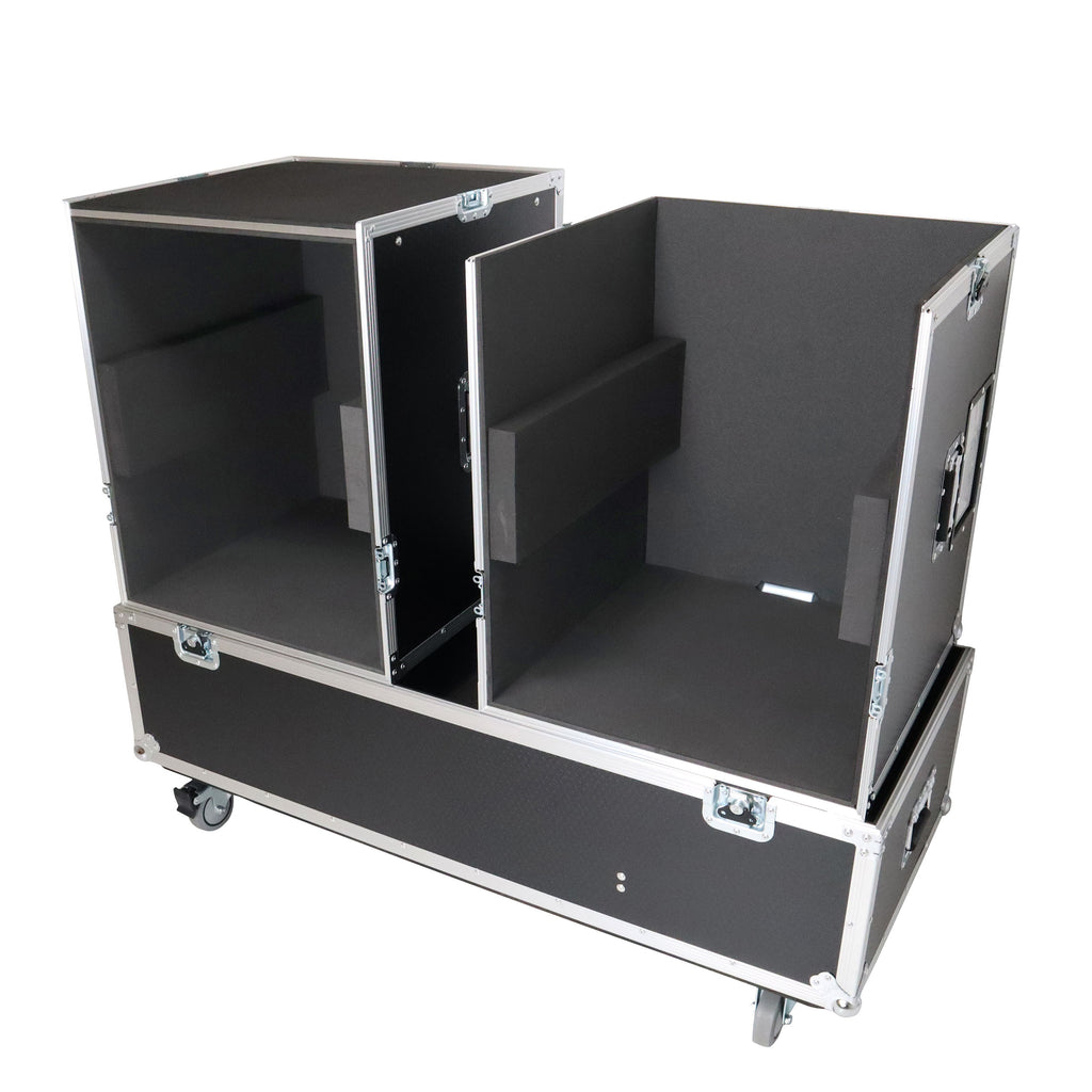 ATA Flight Case for 2x LD Systems Maui 44G2 Compact Arrays Fits Two Speakers and Subwoofers