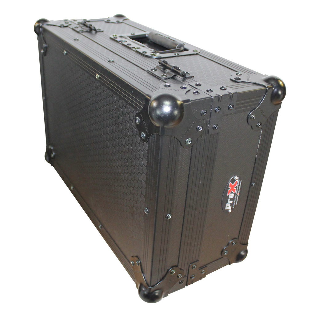 Flight Case for Large Format 10 In. DJ Mixers | Black on Black