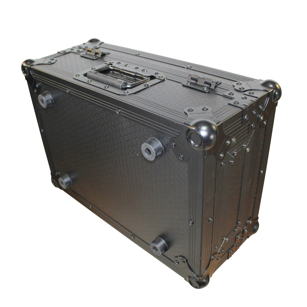 Flight Case for Large Format 10 In. DJ Mixers | Black on Black