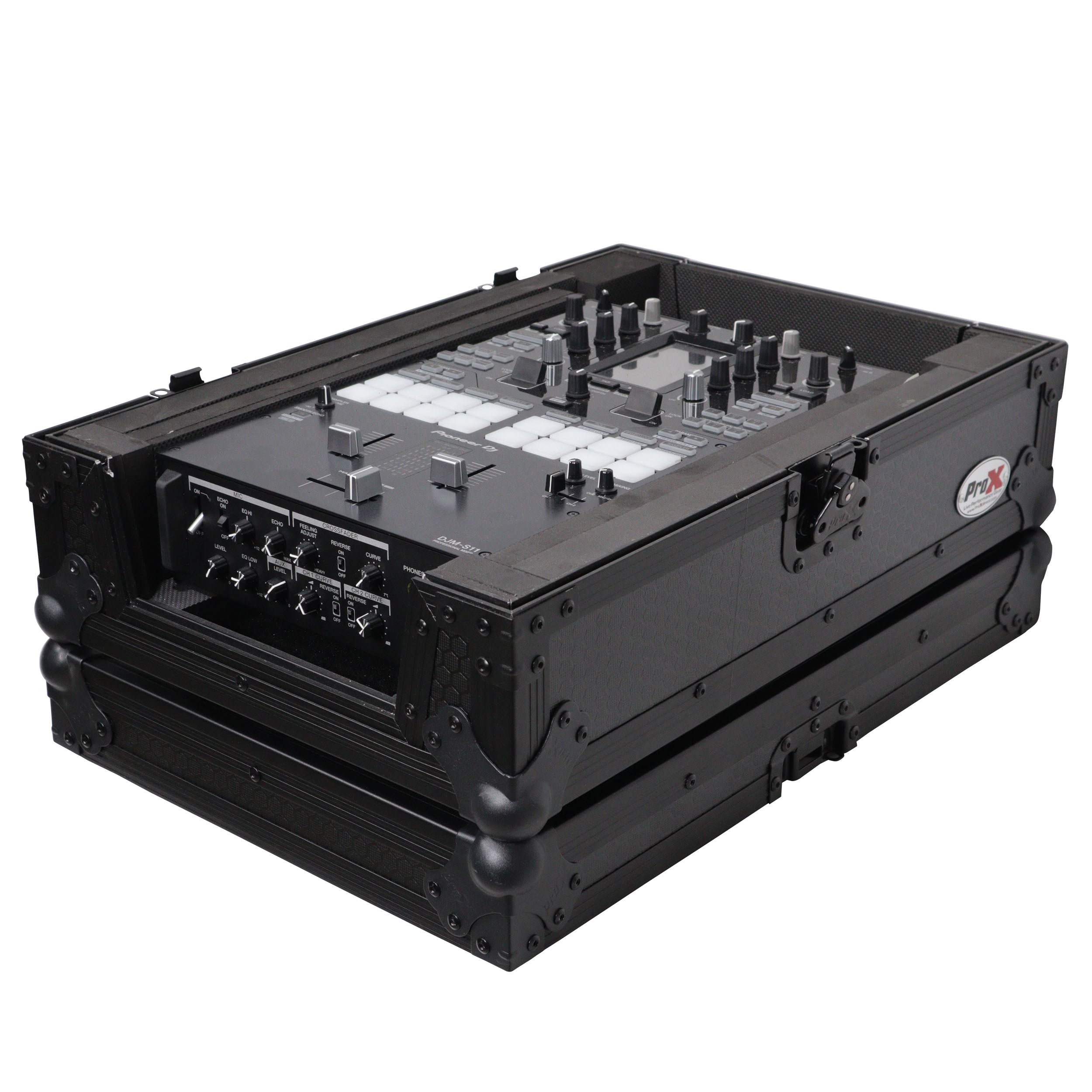 ATA Flight Style Universal Road Case for Pioneer DJM S11 RANE SEVENTY 70 SEVENTY 72 MK2 Black Finish