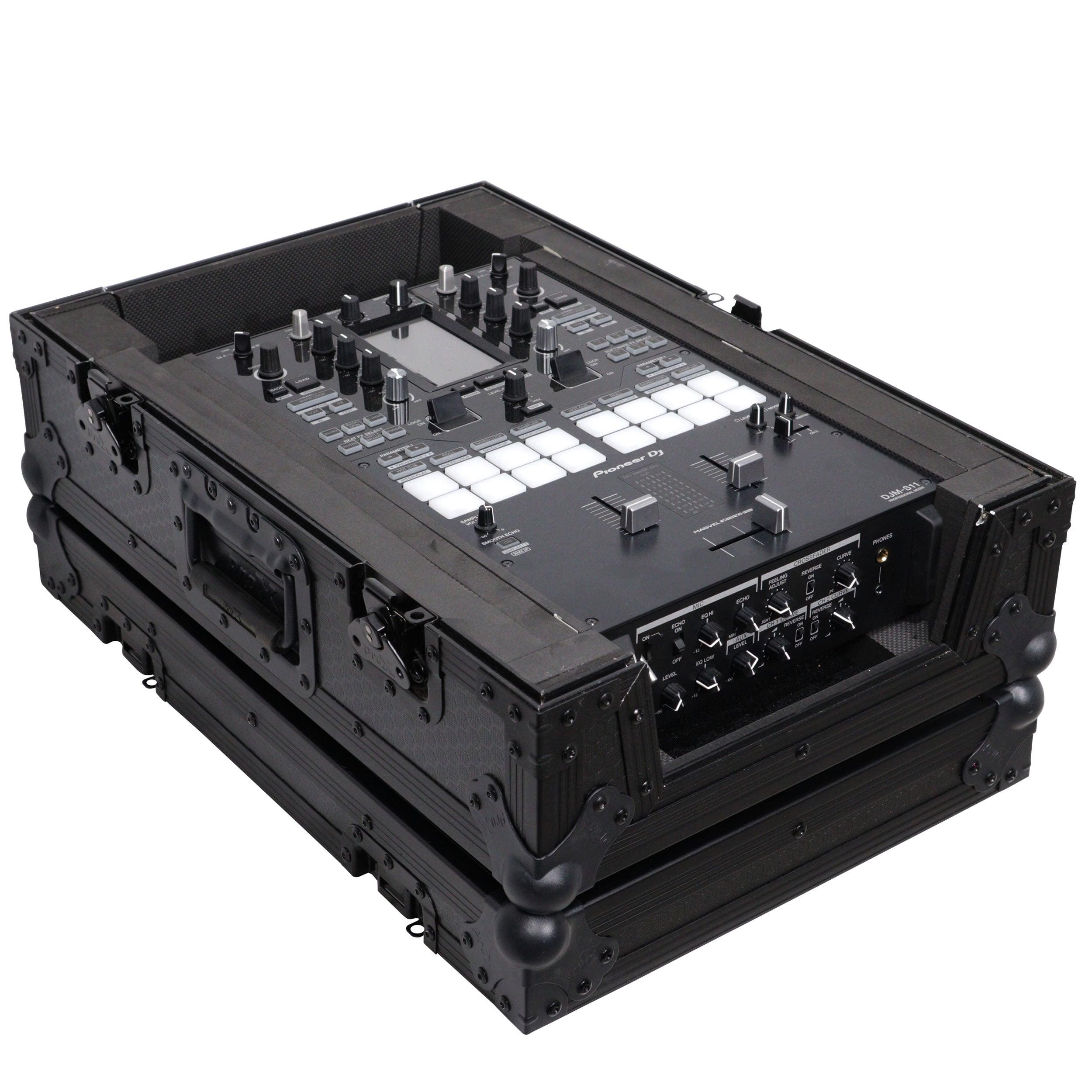 ATA Flight Style Universal Road Case for Pioneer DJM S11 RANE SEVENTY 70 SEVENTY 72 MK2 Black Finish