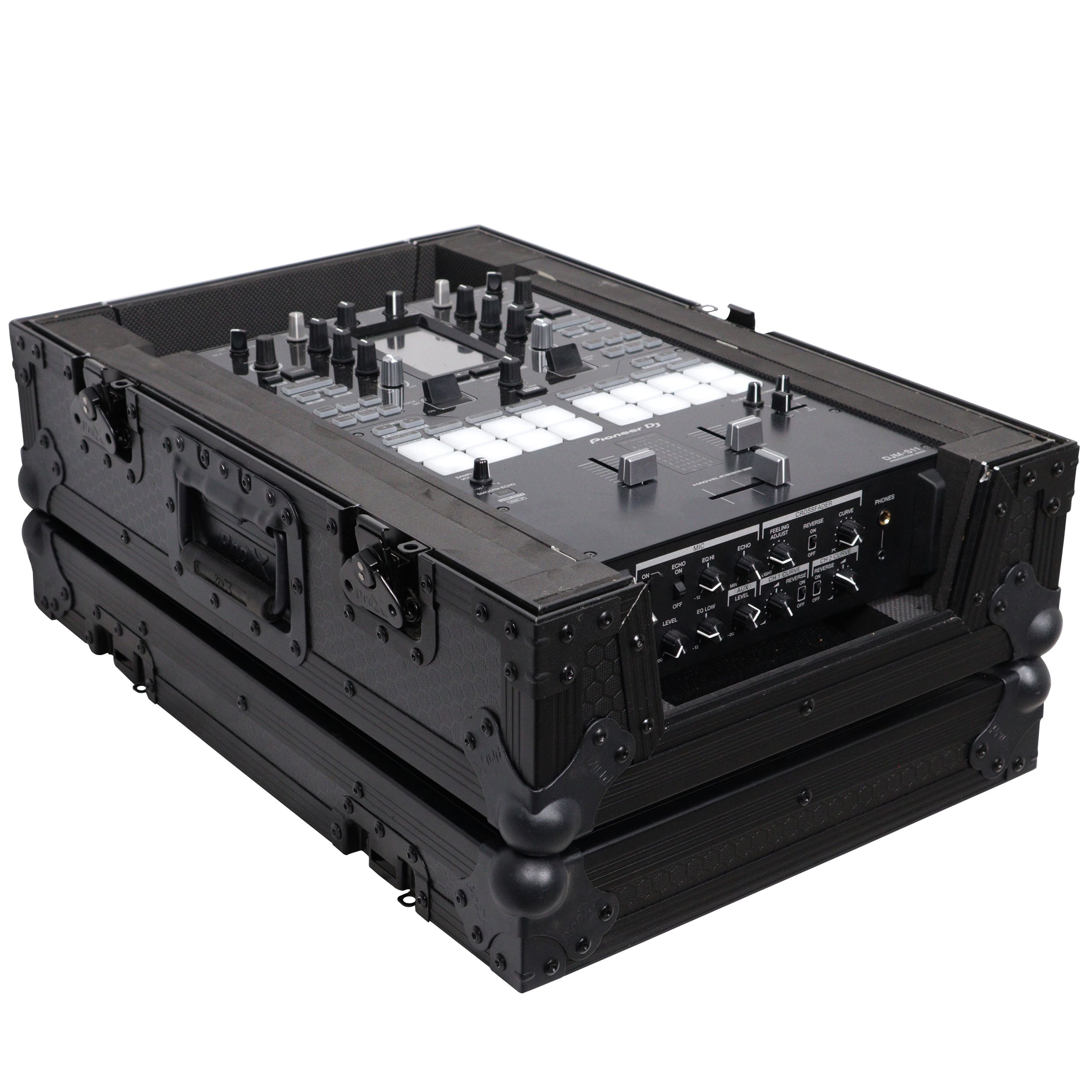 ATA Flight Style Universal Road Case for Pioneer DJM S11 RANE SEVENTY 70 SEVENTY 72 MK2 Black Finish