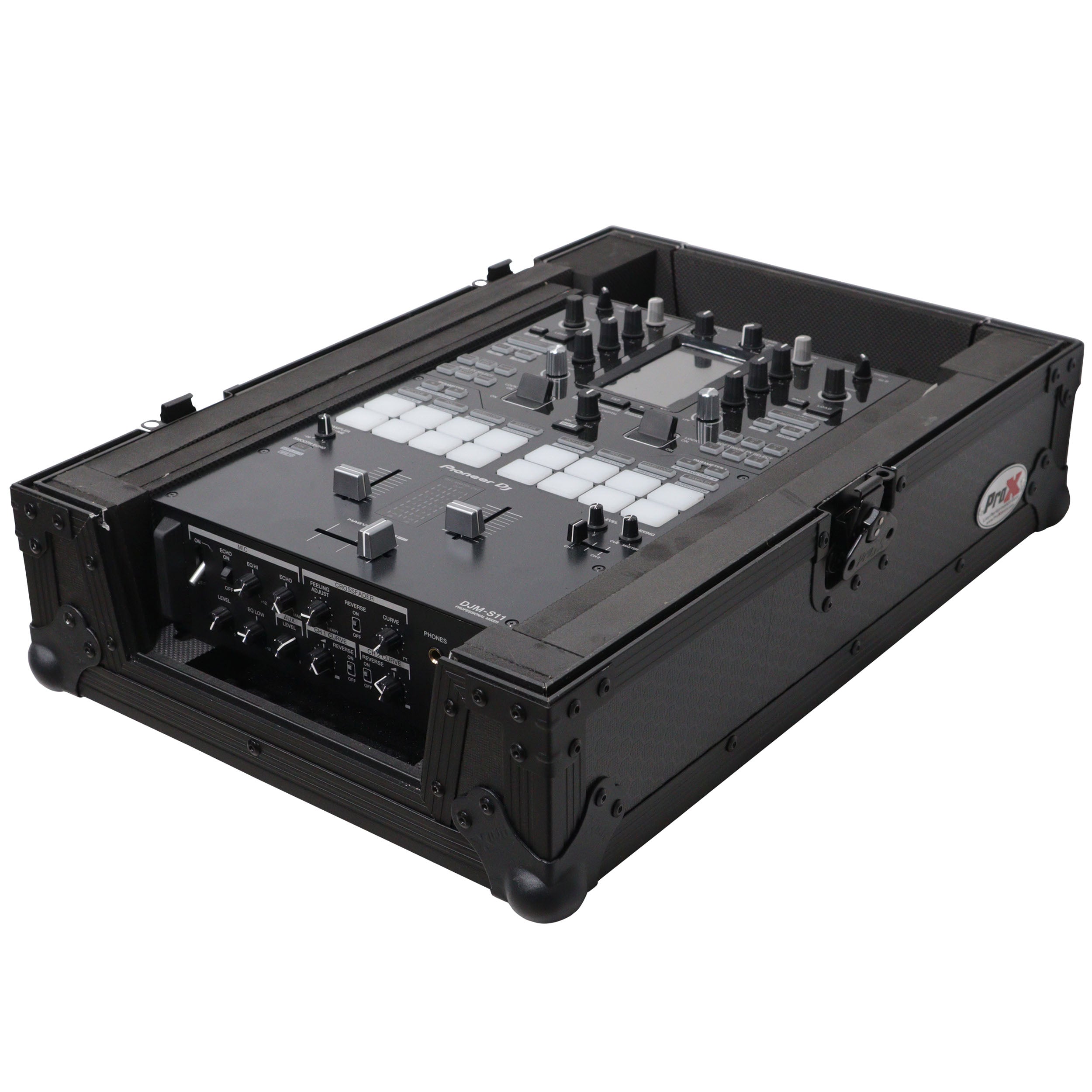 ATA Flight Style Universal Road Case for Pioneer DJM S11 RANE SEVENTY 70 SEVENTY 72 MK2 Black Finish