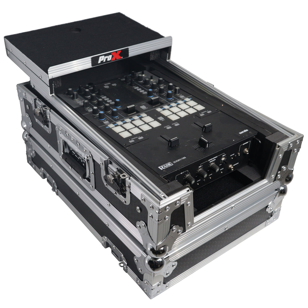 ATA Flight Style Universal Road Case with Sliding Laptop Shelf for Pioneer DJM S11 RANE SEVENTY 70  SEVENTY 72 MK2
