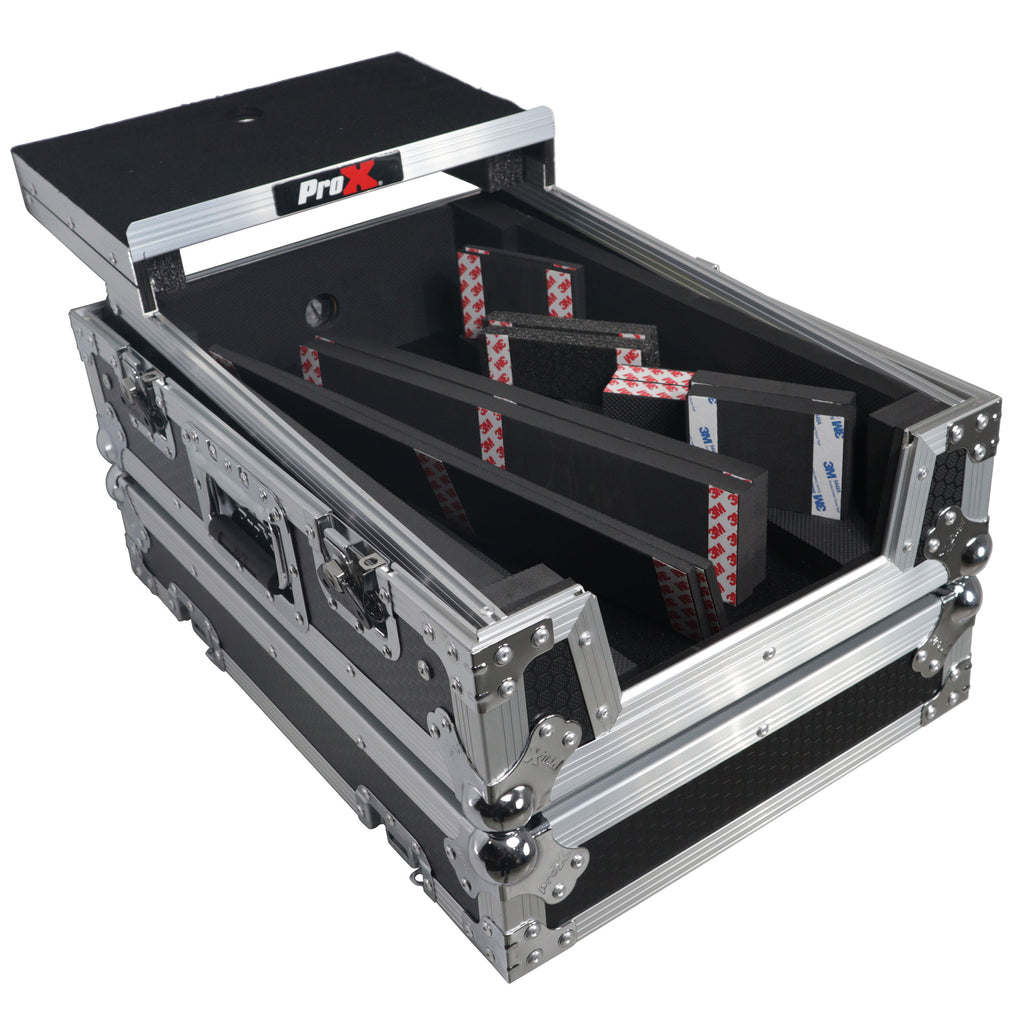 ATA Flight Style Universal Road Case with Sliding Laptop Shelf for Pioneer DJM S11 RANE SEVENTY 70  SEVENTY 72 MK2