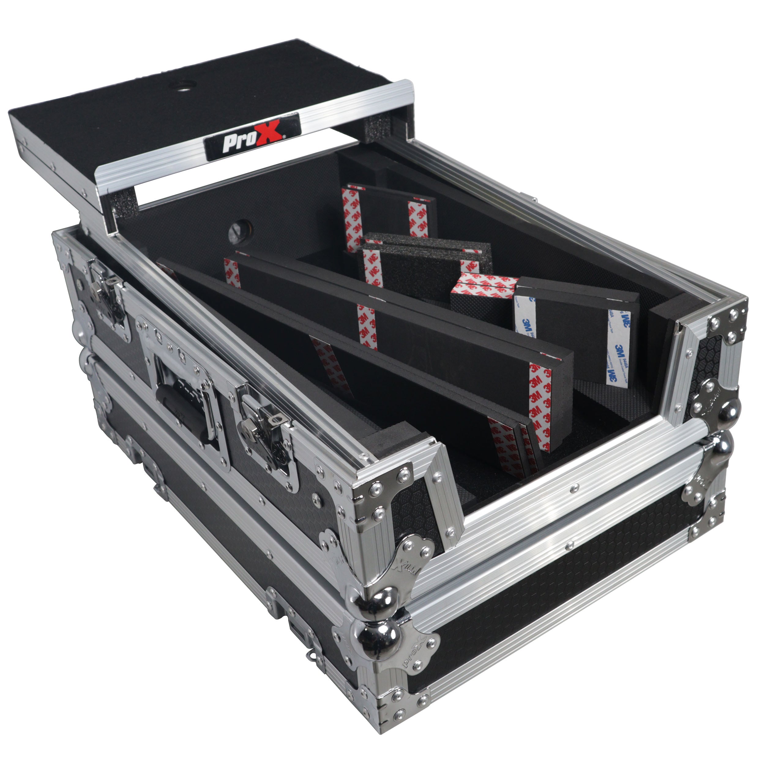 ATA Flight Style Universal Road Case with Sliding Laptop Shelf for Pioneer DJM S11 RANE SEVENTY 70  SEVENTY 72 MK2