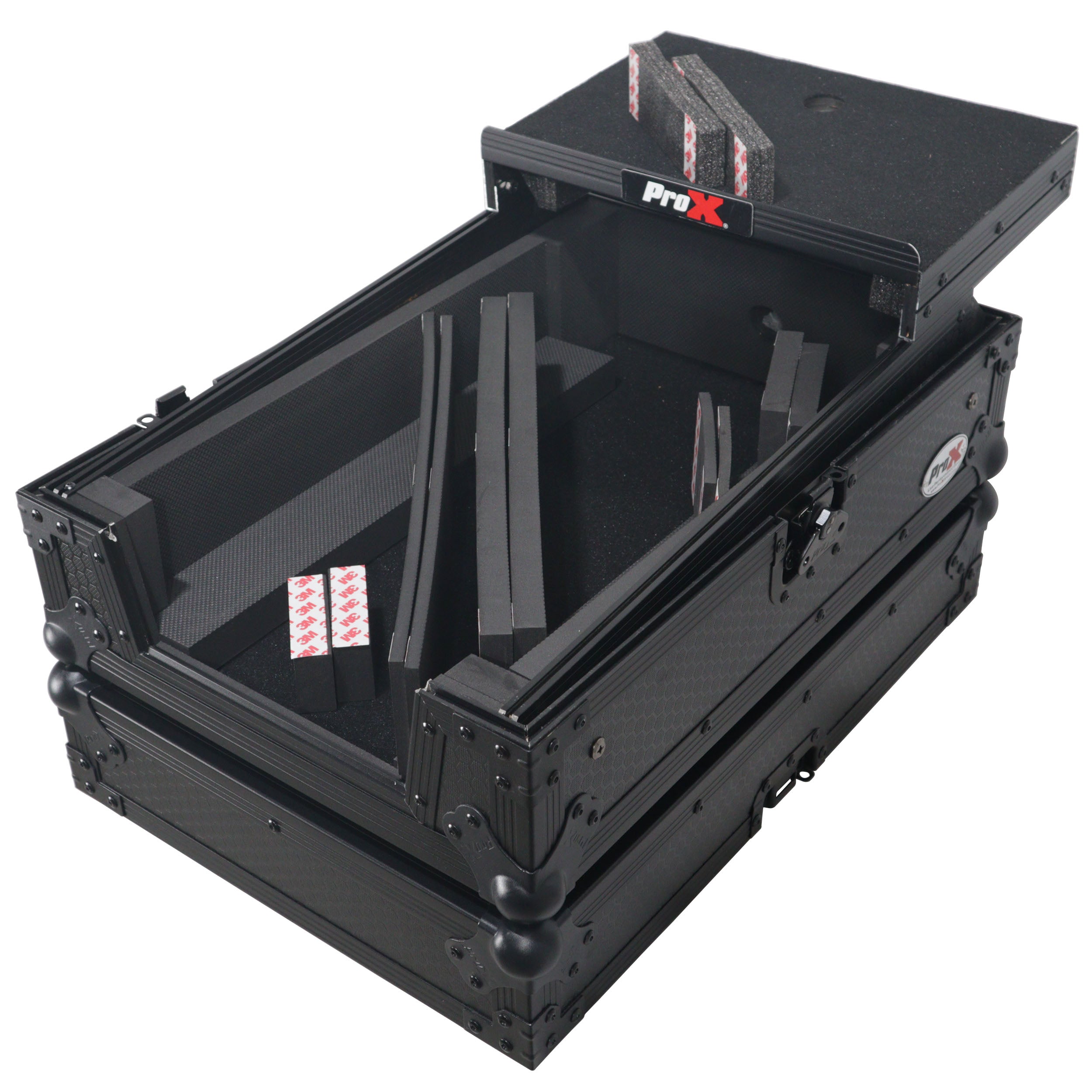 ATA Flight Style Universal Road Case with Sliding Laptop Shelf for Pioneer DJM S11 RANE SEVENTY 70 SEVENTY 72 MK