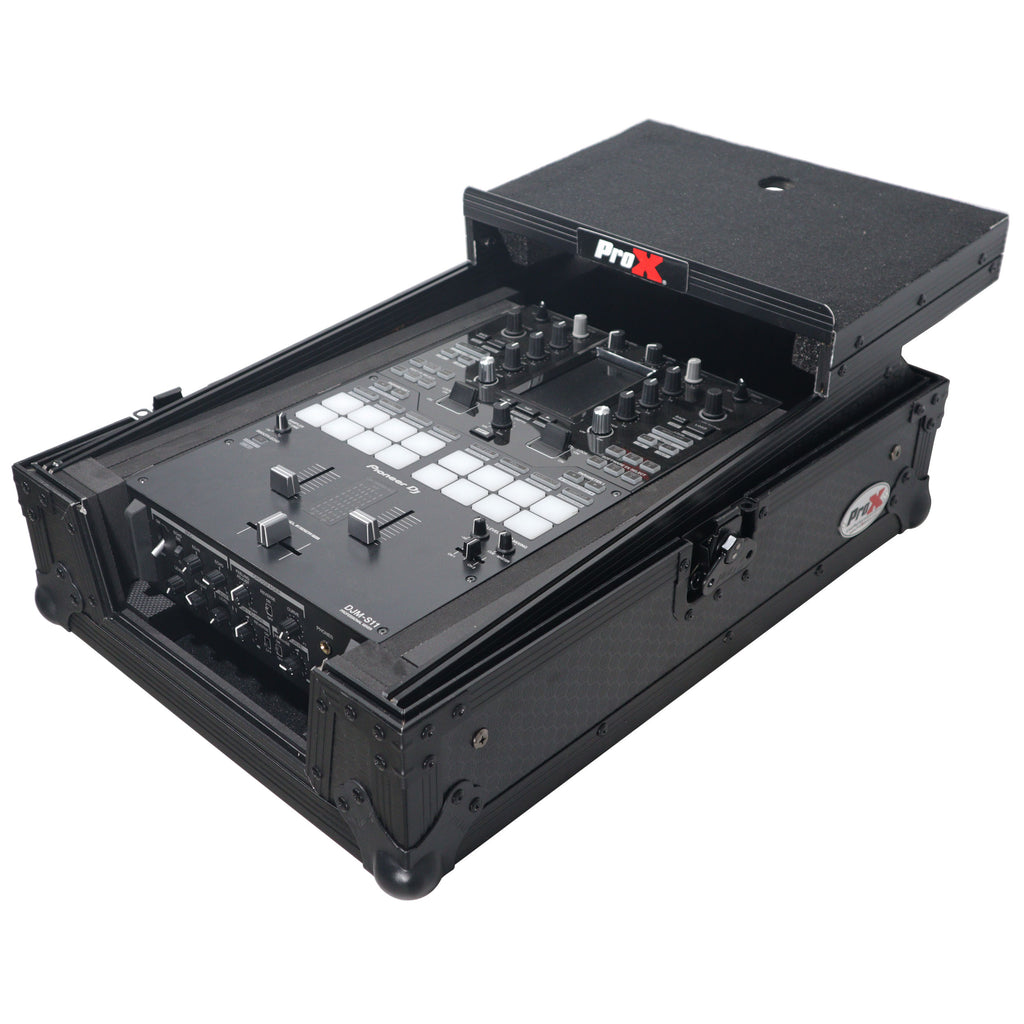 ATA Flight Style Universal Road Case with Sliding Laptop Shelf for Pioneer DJM S11 RANE SEVENTY 70 SEVENTY 72 MK