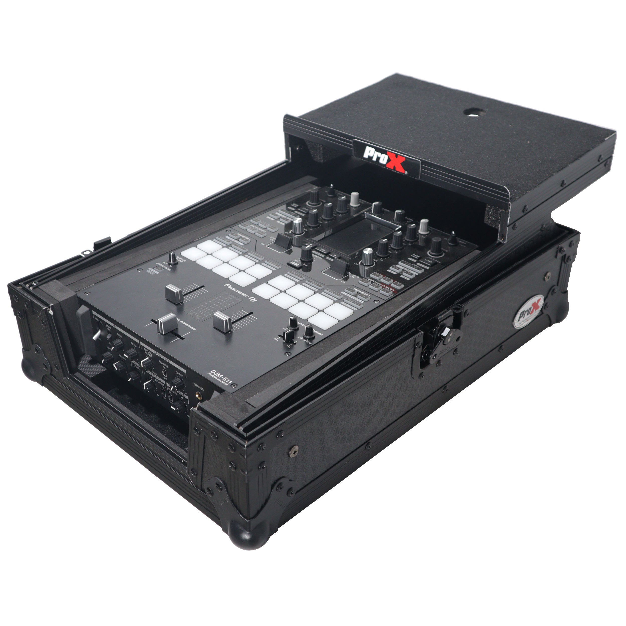 ATA Flight Style Universal Road Case with Sliding Laptop Shelf for Pioneer DJM S11 RANE SEVENTY 70 SEVENTY 72 MK