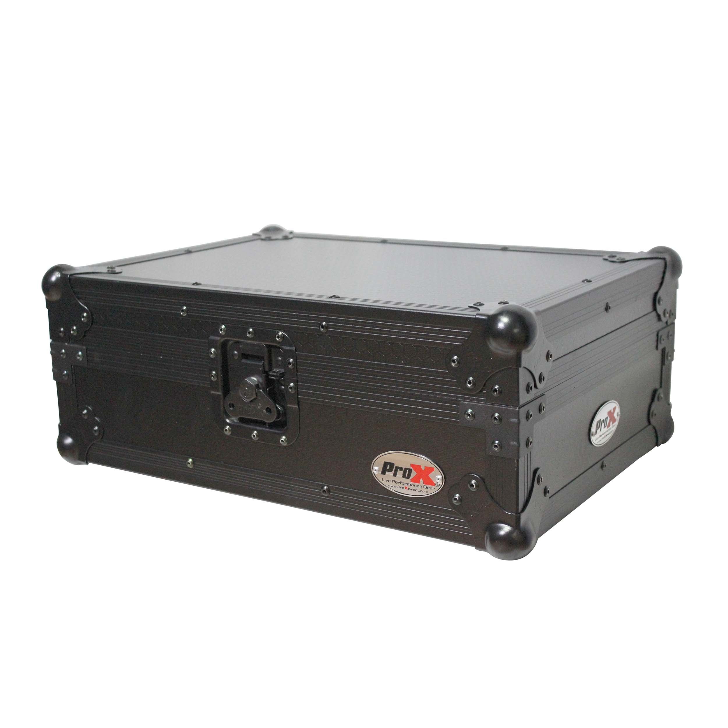 Flight Case for 12 In. Large Format DJ Mixers | Universal | Black on Black