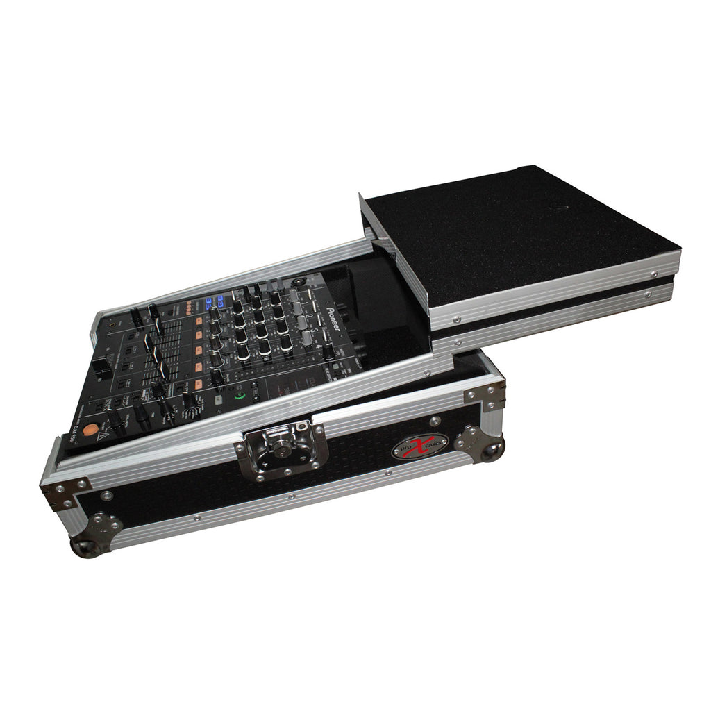 Mixer ATA Flight Hard Case for Large Format 12" Universal DJ Mixer with Laptop Shelf