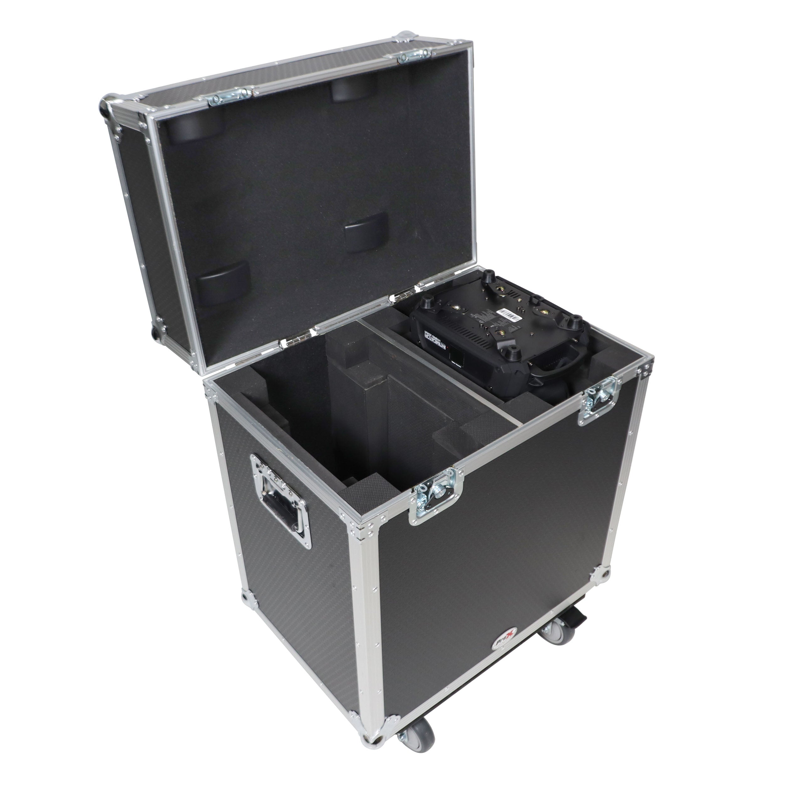 Moving Head Lighting Road Case for ADJ Vizi Beam 12RX  Fits 2 Units with 4" Casters