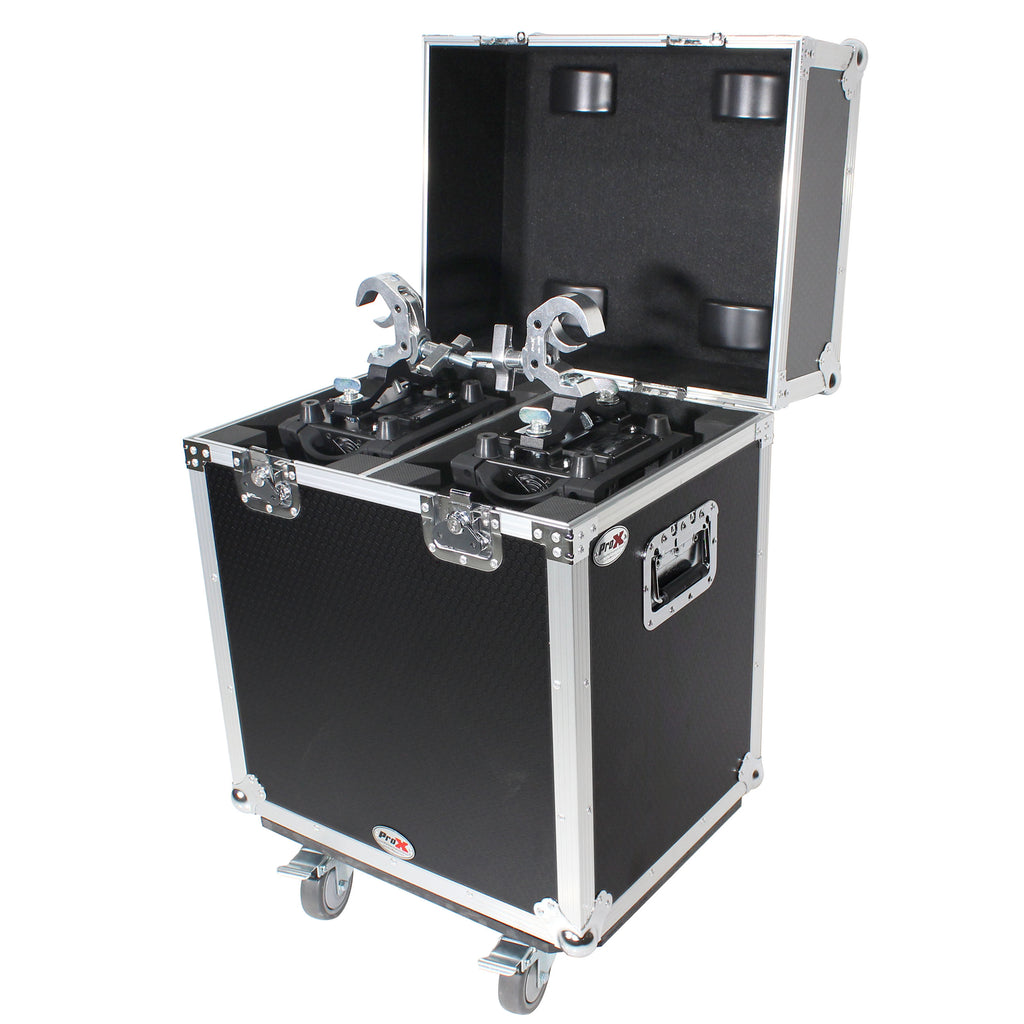 140 Style Moving Head Lighting Case for 2 Units with Casters