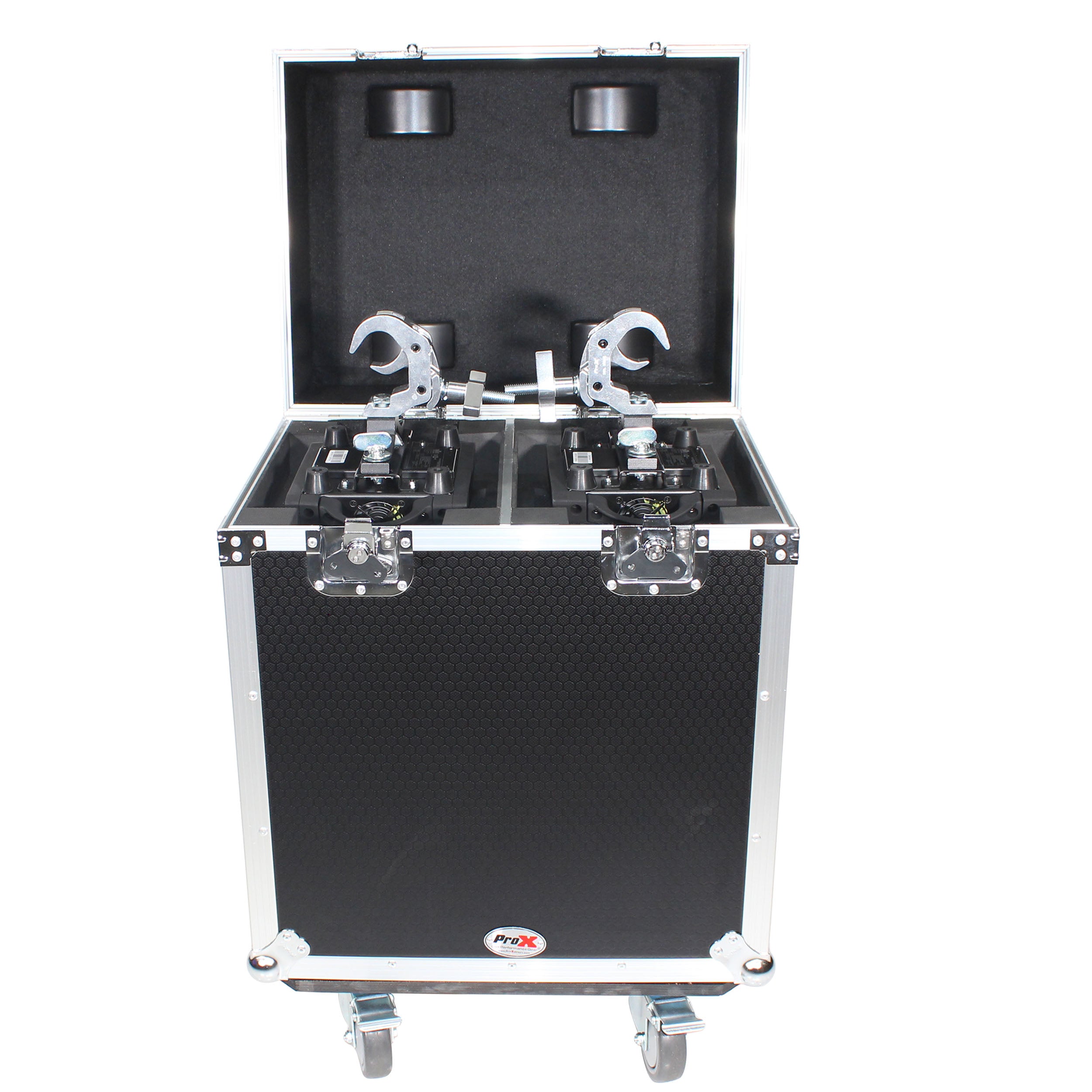 140 Style Moving Head Lighting Case for 2 Units with Casters