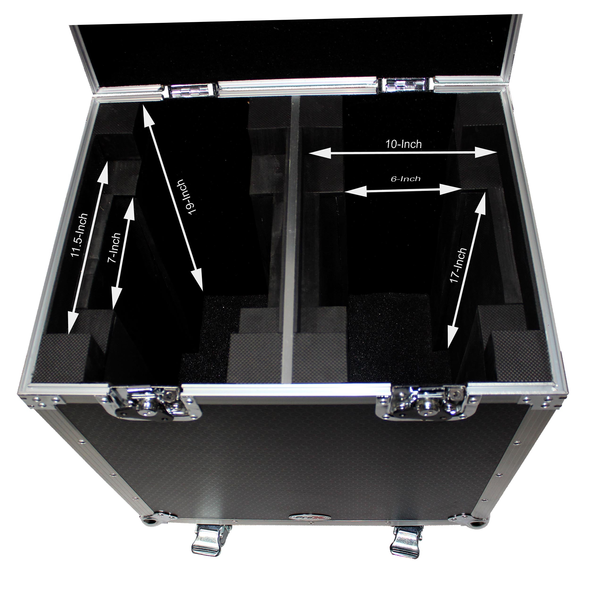 140 Style Moving Head Lighting Case for 2 Units with Casters