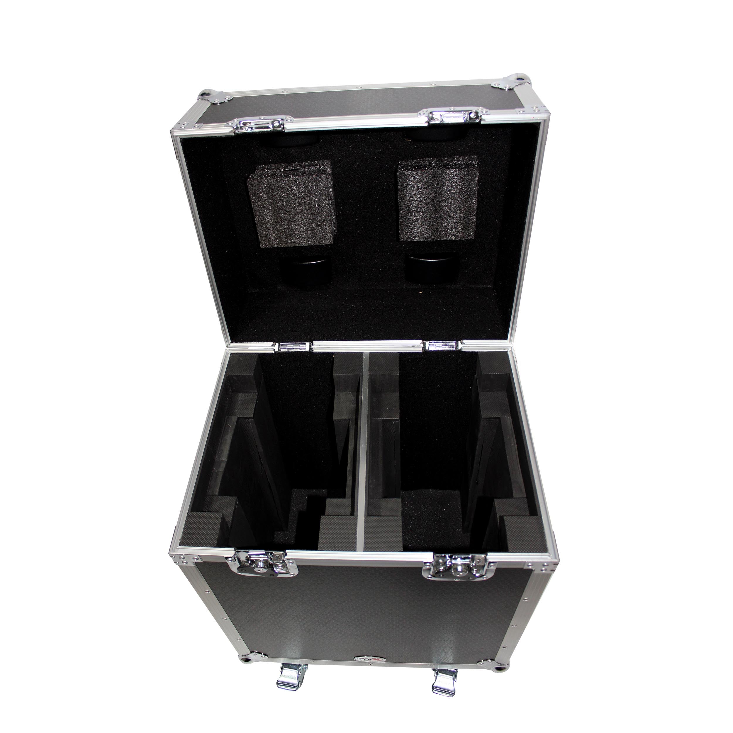 140 Style Moving Head Lighting Case for 2 Units with Casters
