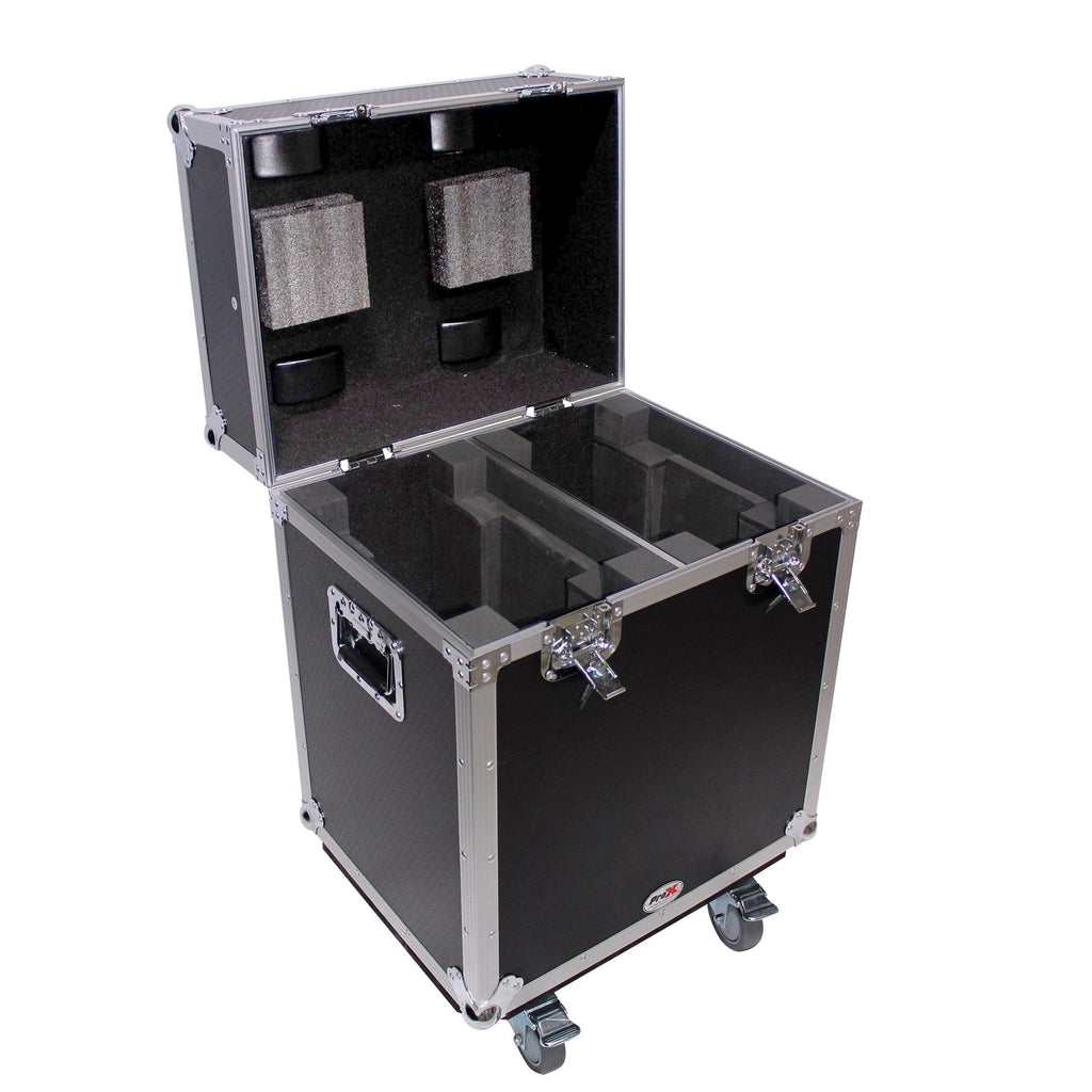 140 Style Moving Head Lighting Case for 2 Units with Casters