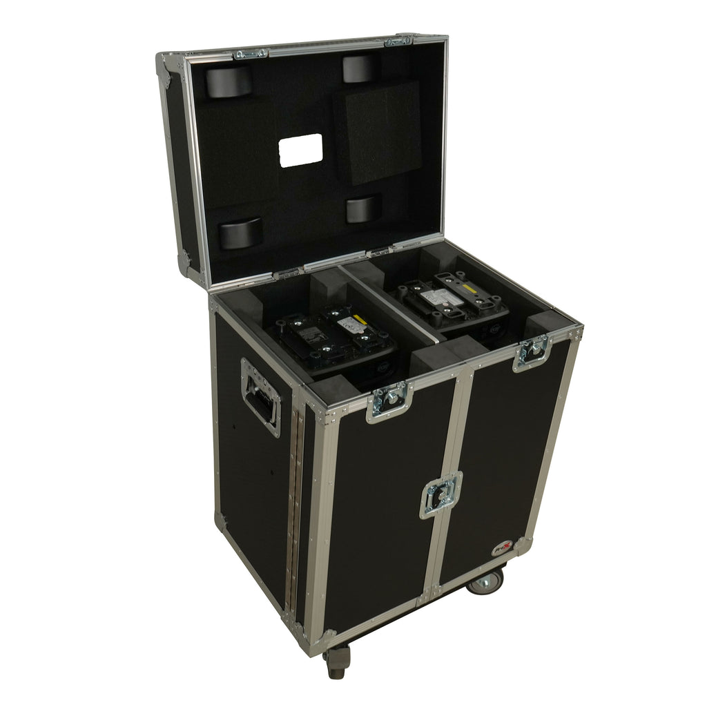 Moving Head Lighting Road Case for 2x Wash Moving Heads with 3 Doors