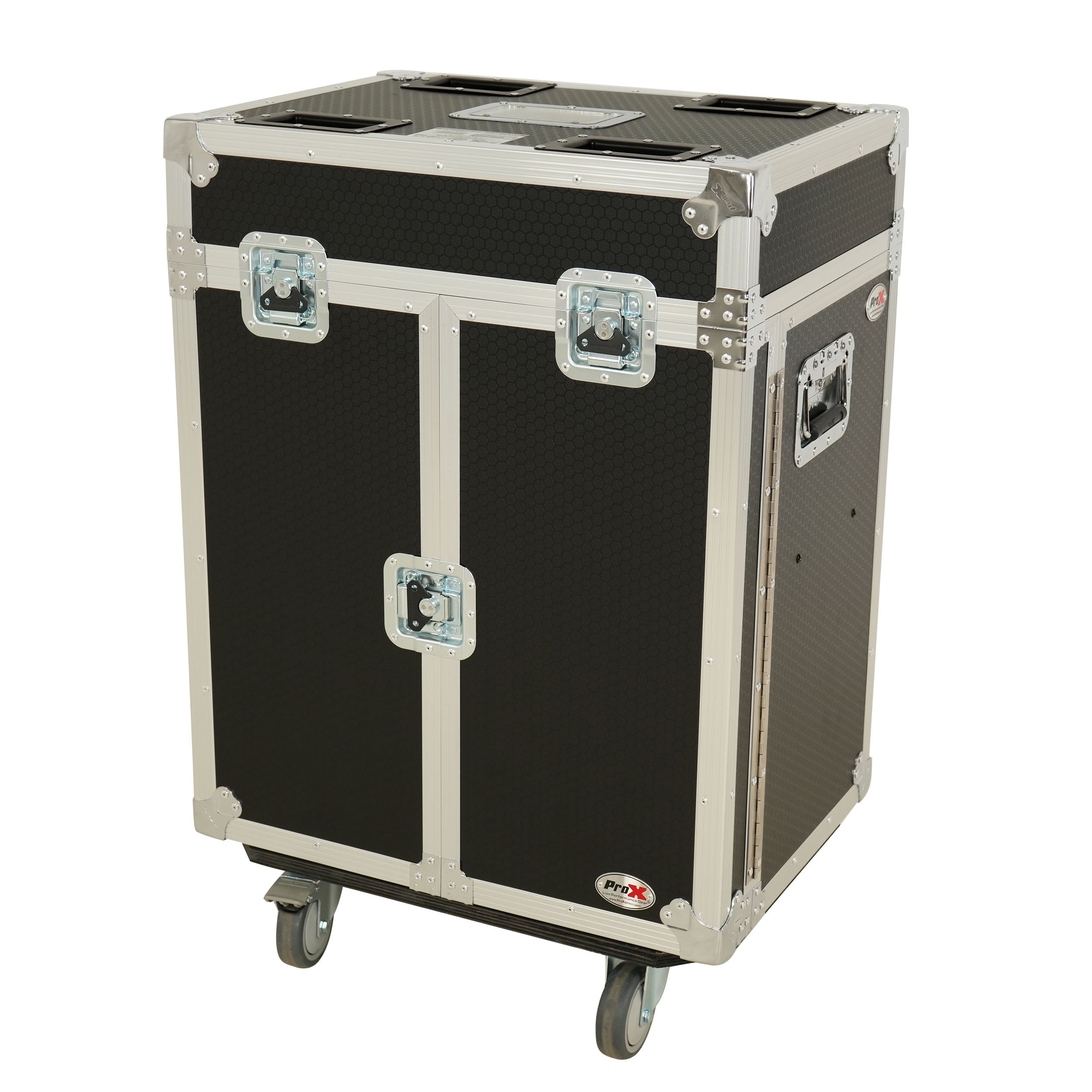 Moving Head Lighting Road Case for 2x Wash Moving Heads with 3 Doors